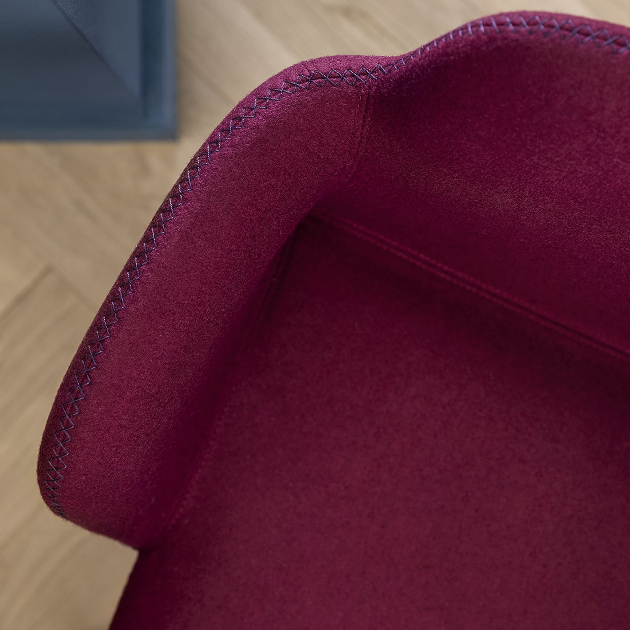 Bardot Le Burgundy Chair - Alternative view 1
