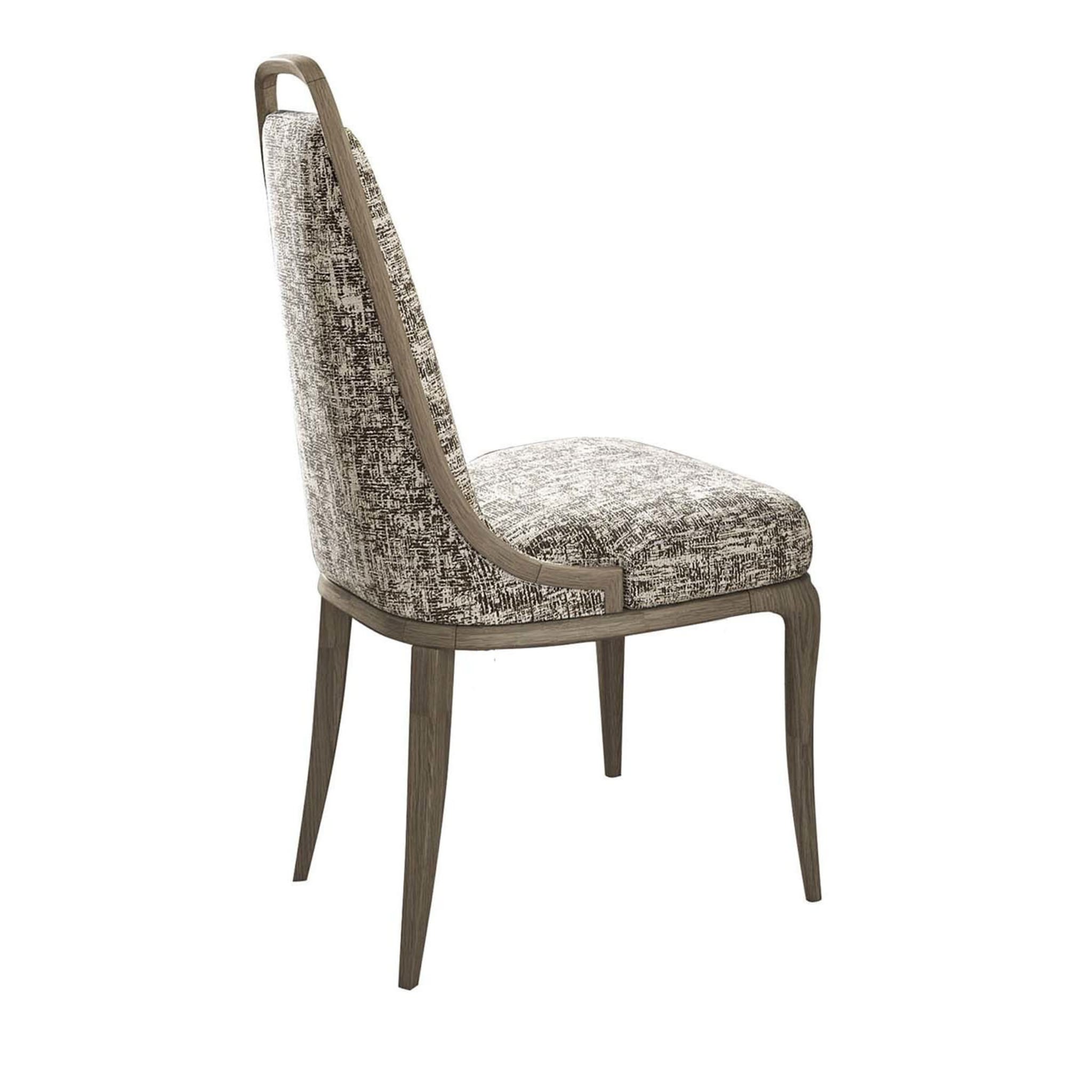 Beige Upholstered Chair - Main view