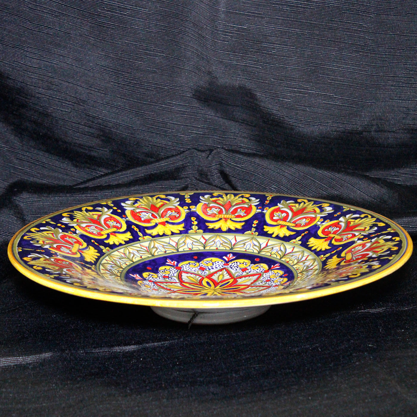 Gotico Blue Decorative Plate - Idea Ceramica