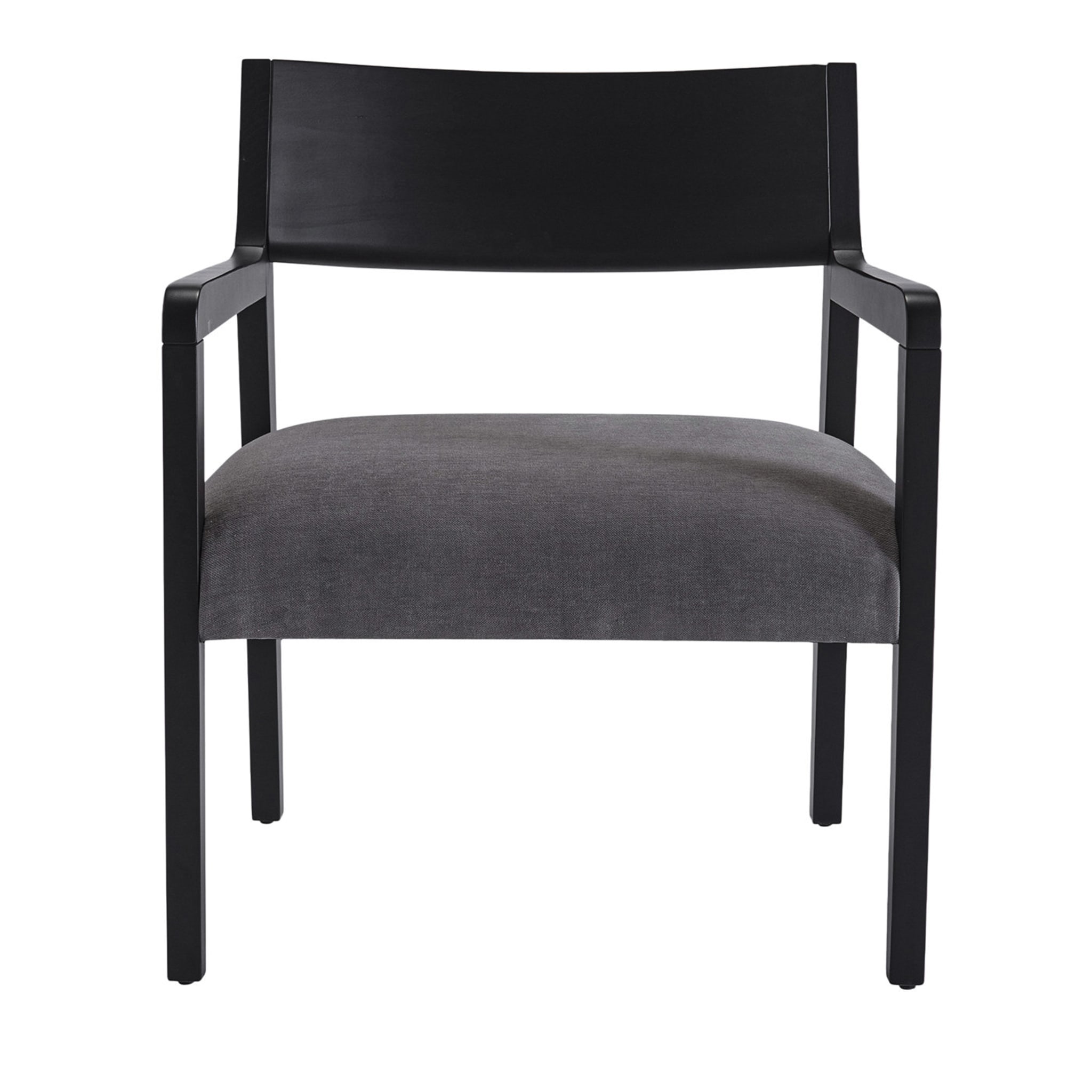 Amarcord Anthracite Lounge Armchair - Main view
