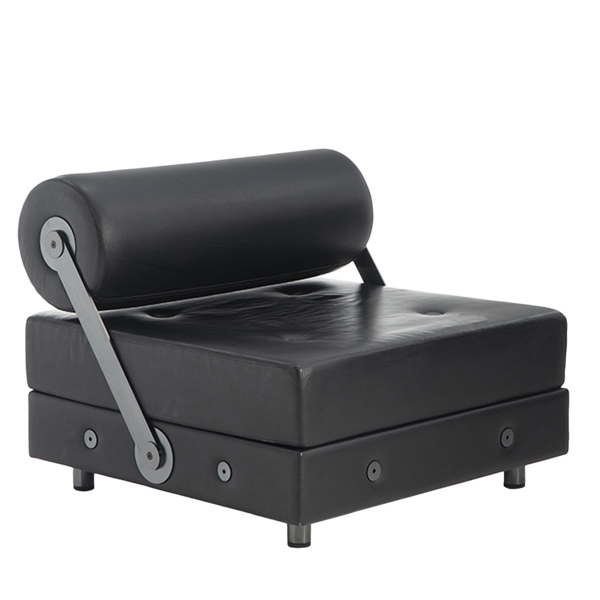 Todo Modo Black Lounge Chair by Jean-Michel Wilmotte - Main view