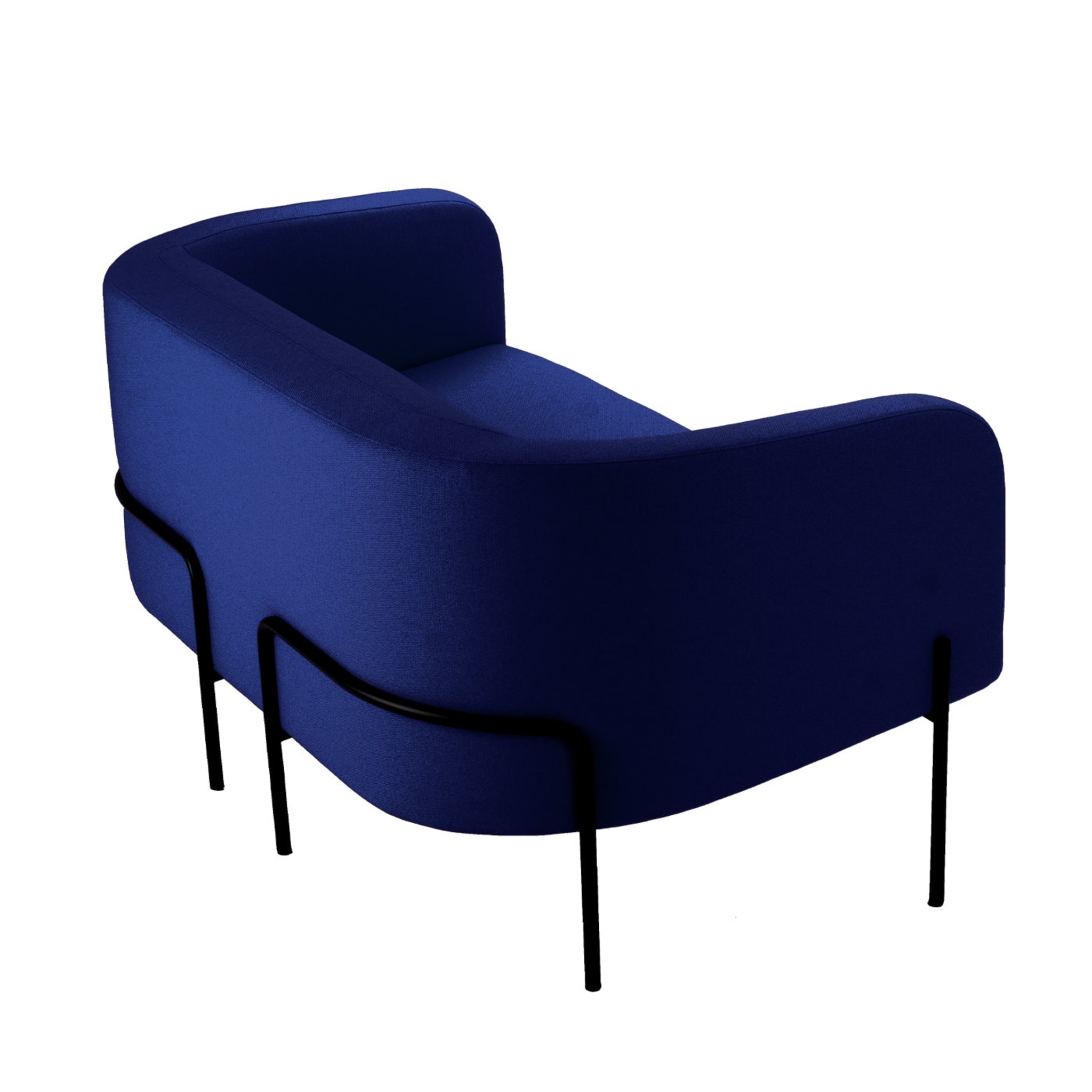Laetitia Blue 2-Seater Sofa by Fabio Fantolino - Alternative view 2