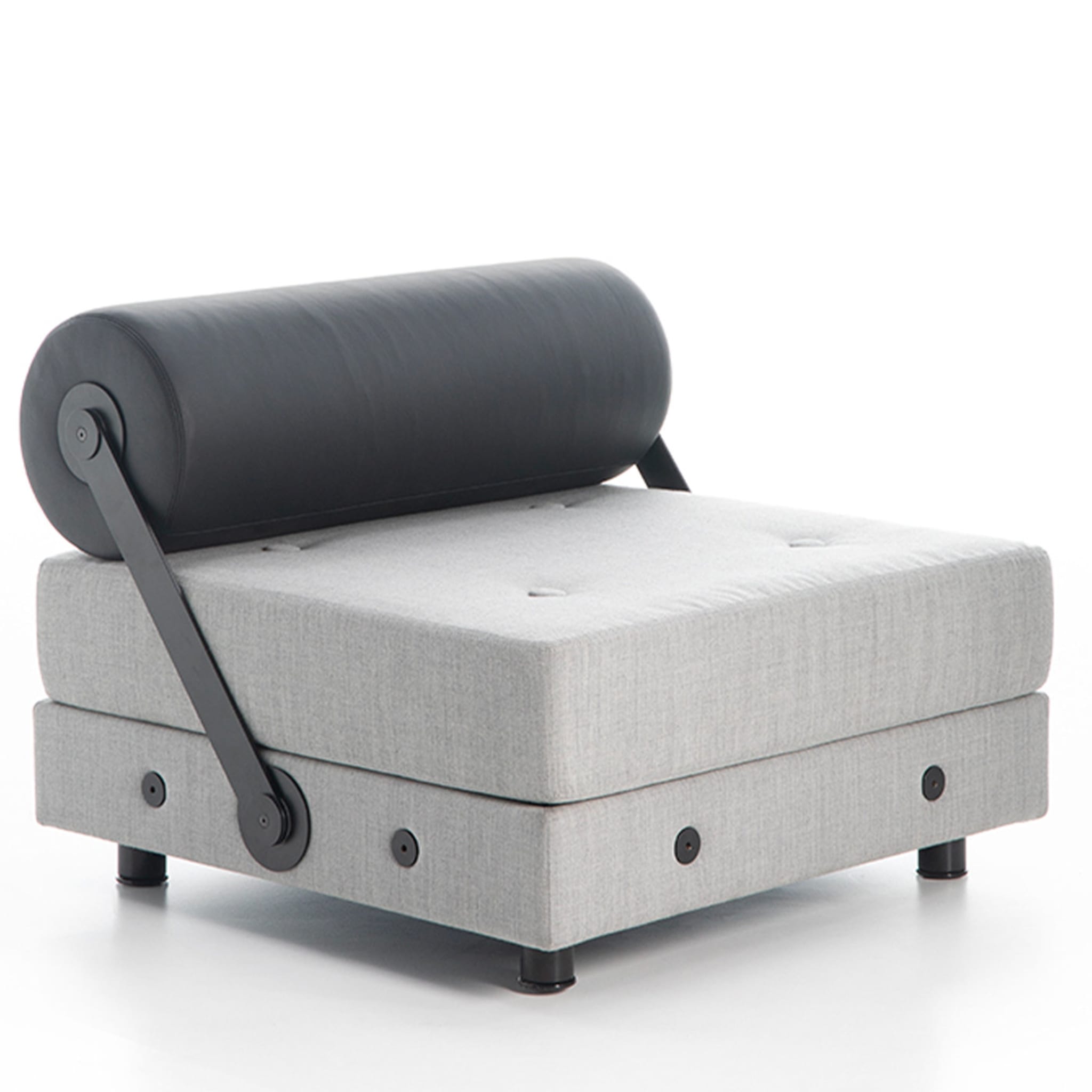 Todo Modo Gray Lounge Chair by Jean-Michel Wilmotte - Alternative view 1