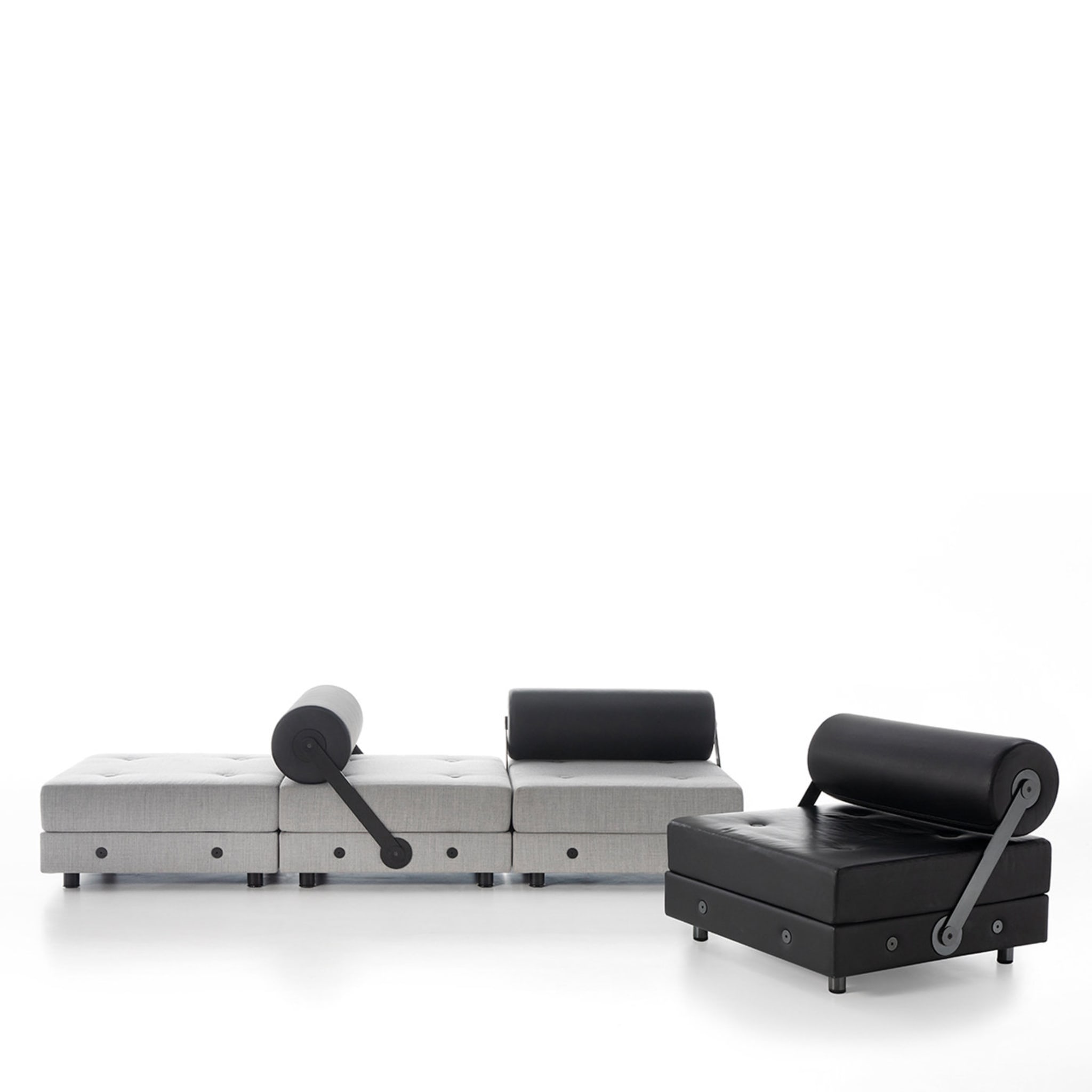 Todo Modo Gray Lounge Chair by Jean-Michel Wilmotte - Alternative view 5