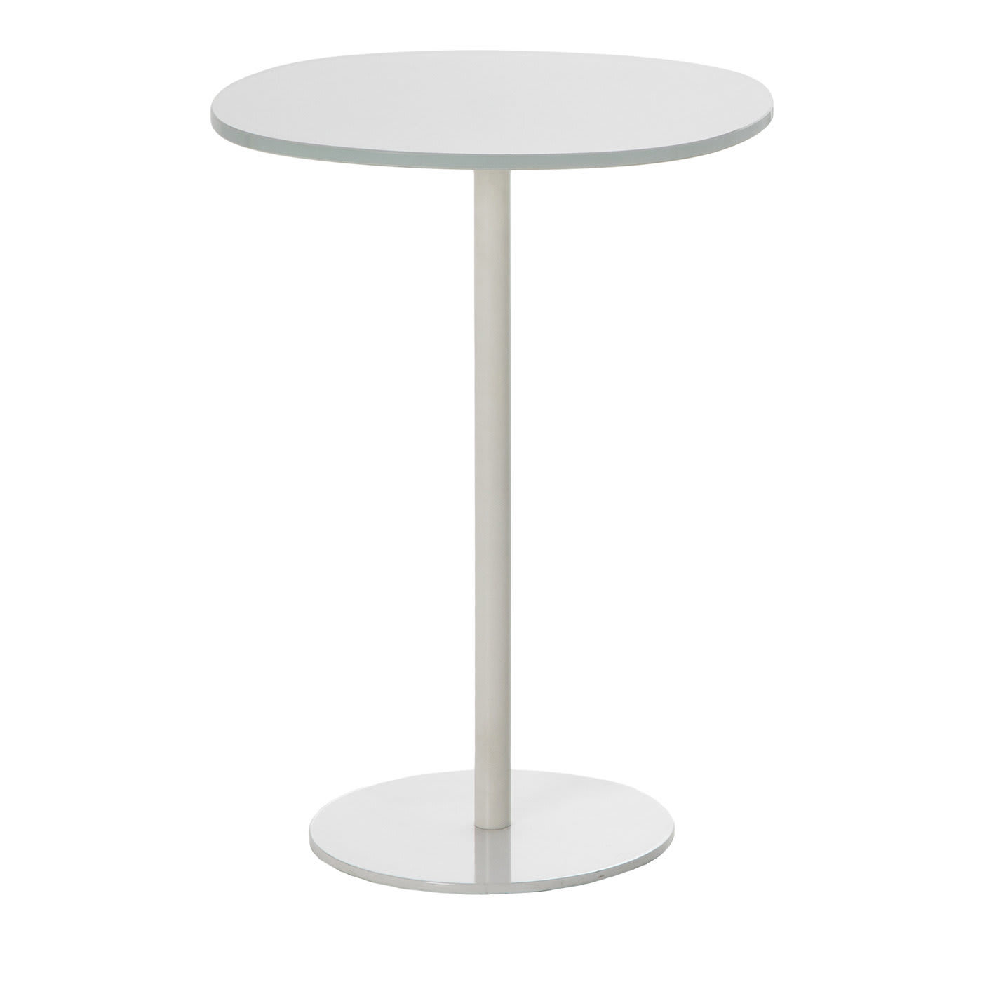 Solenoide White Tall Side Table by Piero Lissoni - Tecno Spa
