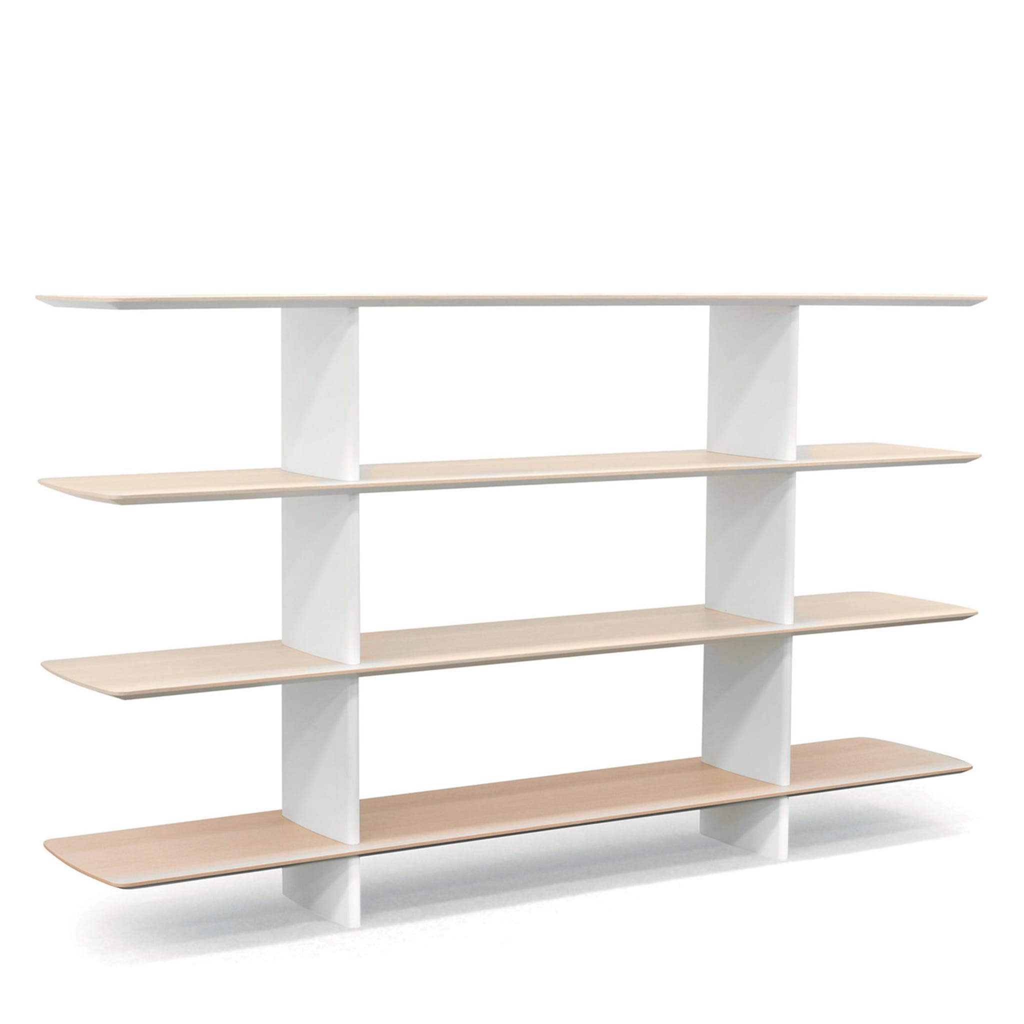 Shift White and Durmast 4-Shelf Bookcase by Foster + Partners - Alternative view 1
