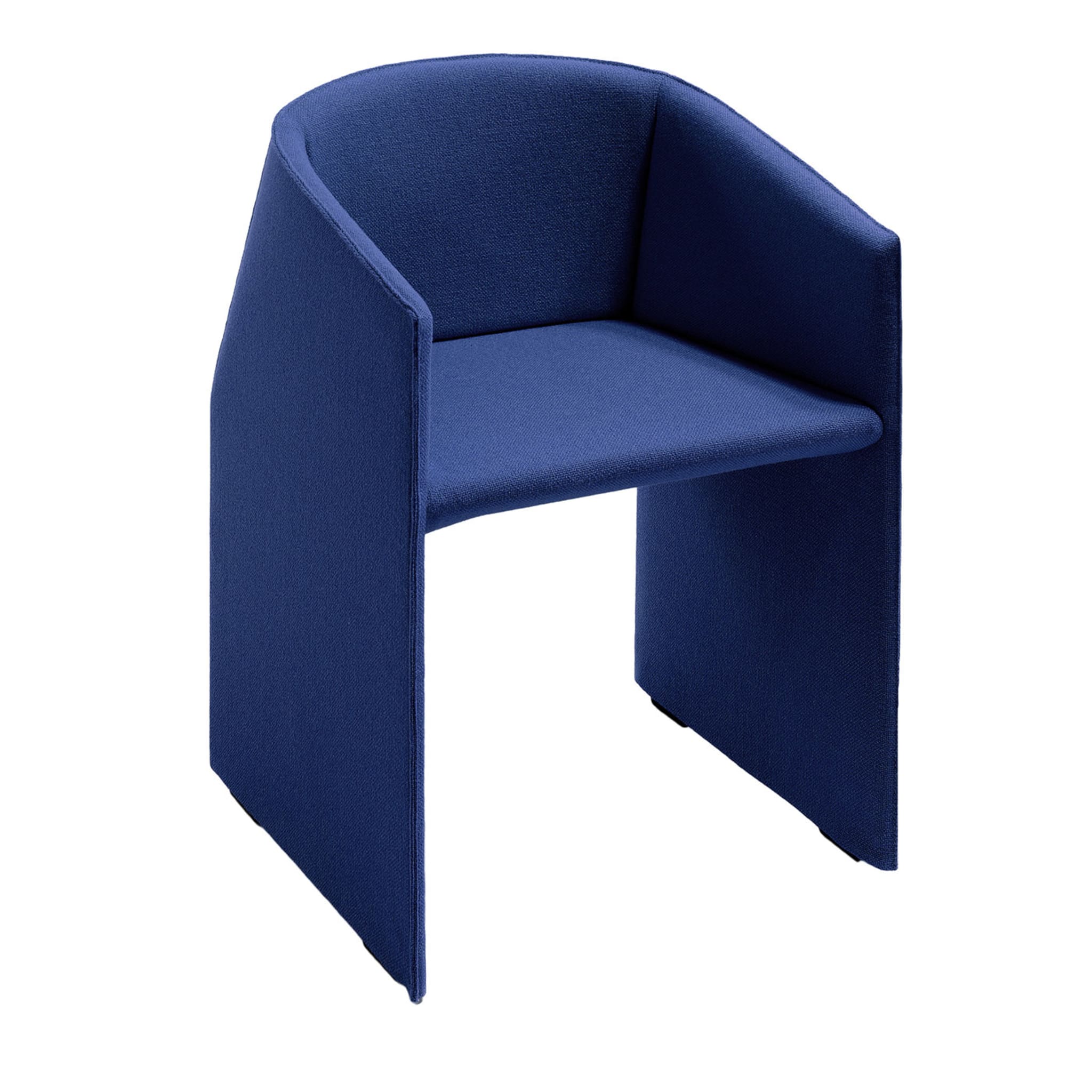 Plau Blue Tall on feet chair by Gabriele and Oscar Buratti - Main view