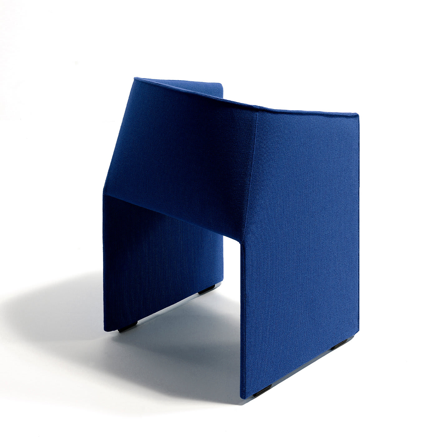 Plau Blue Tall Wheeled chair by Gabriele and Oscar Buratti - Tecno Spa