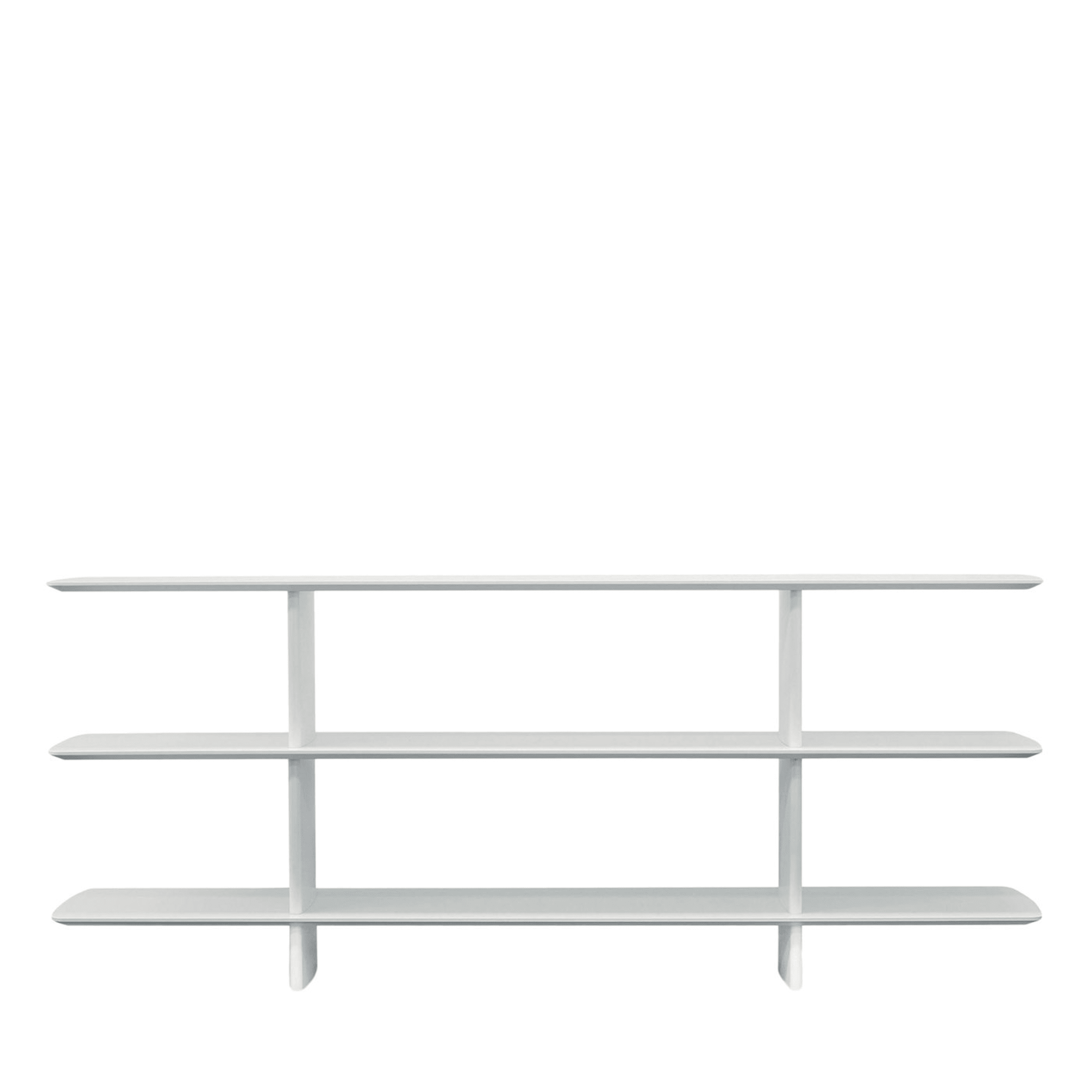 Shift White 3-Shelf Bookcase by Foster + Partners - Main view