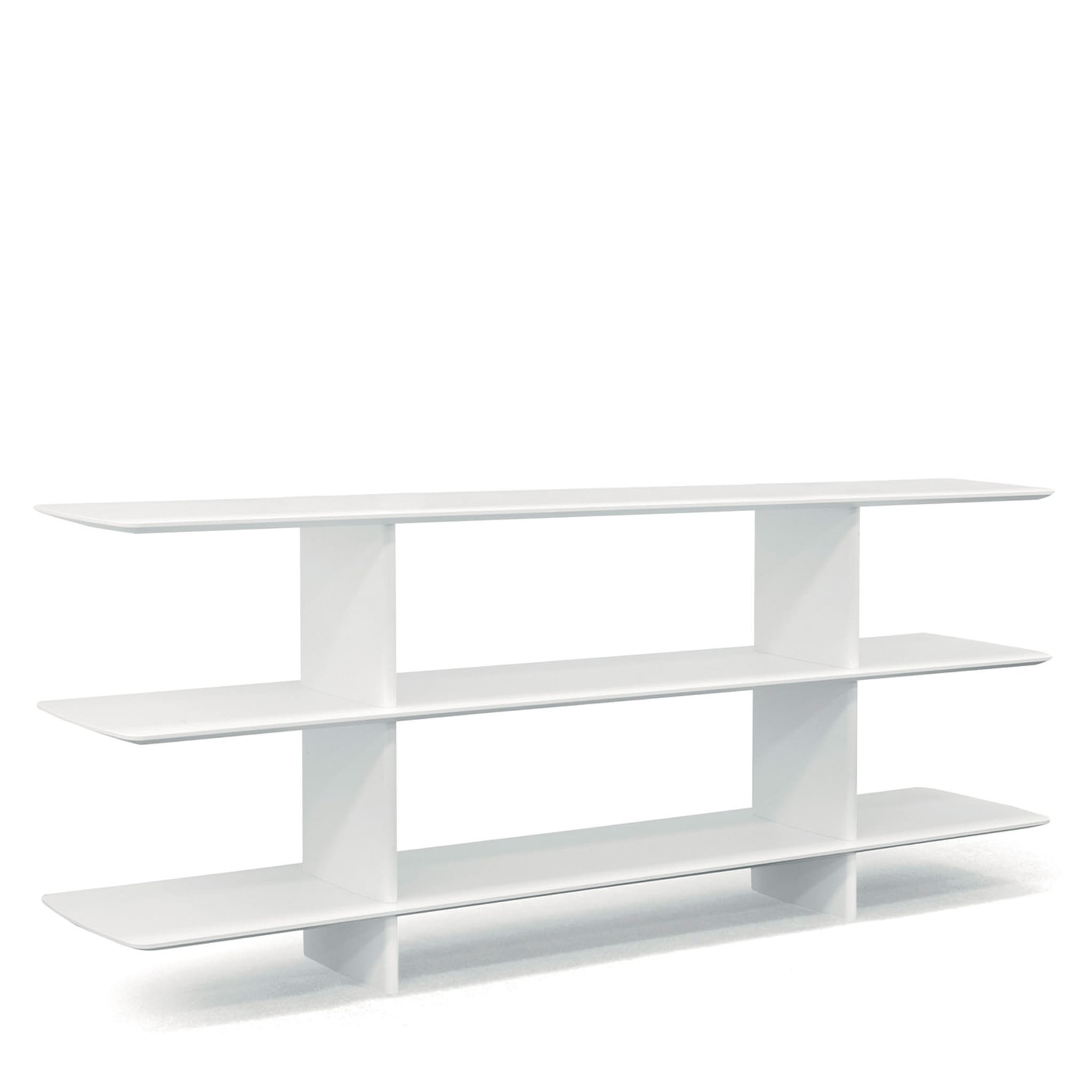 Shift White 3-Shelf Bookcase by Foster + Partners - Alternative view 1