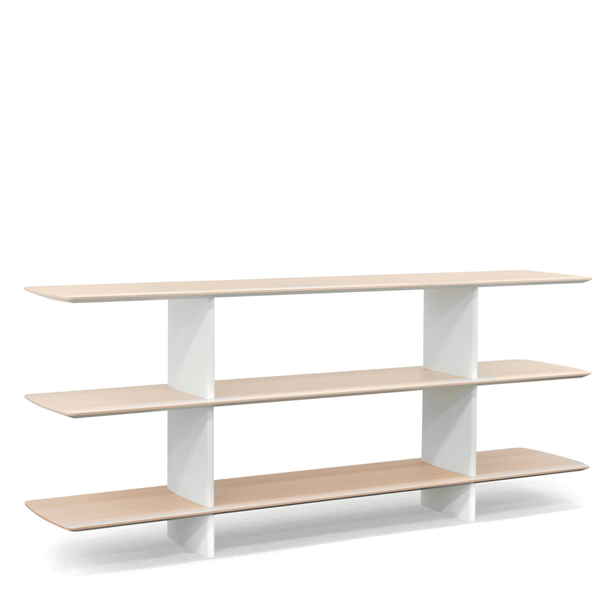 Shift White and Durmast 3-Shelf  Bookcase by Foster + Partners - Alternative view 2