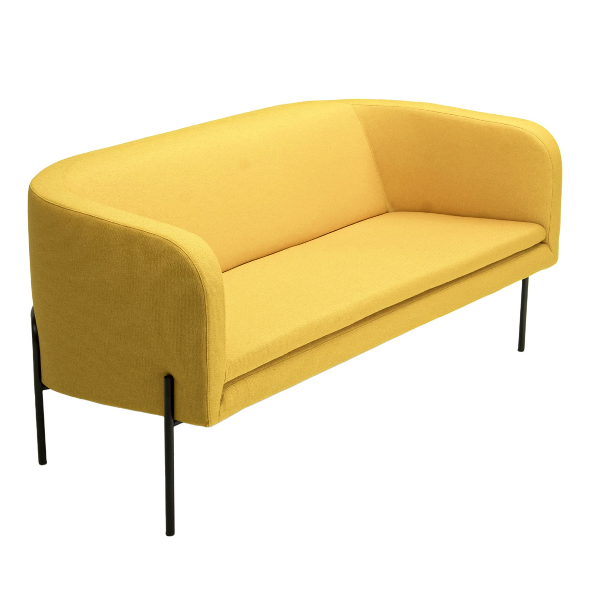 Laetitia Yellow 2-Seater Armchair by Fabio Fantolino - Main view