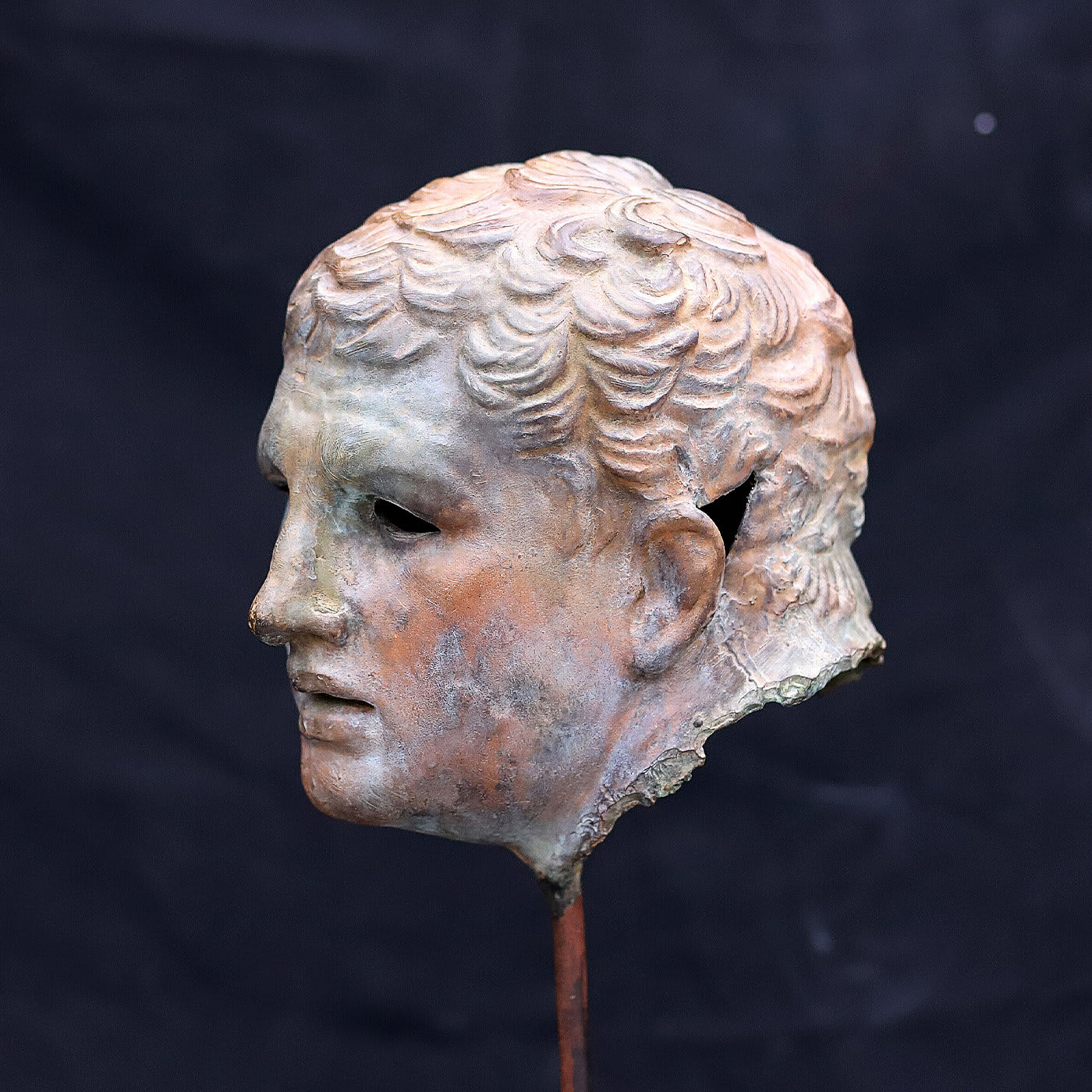 Borghese Gladiator Bust Sculpture - Galleria Romanelli