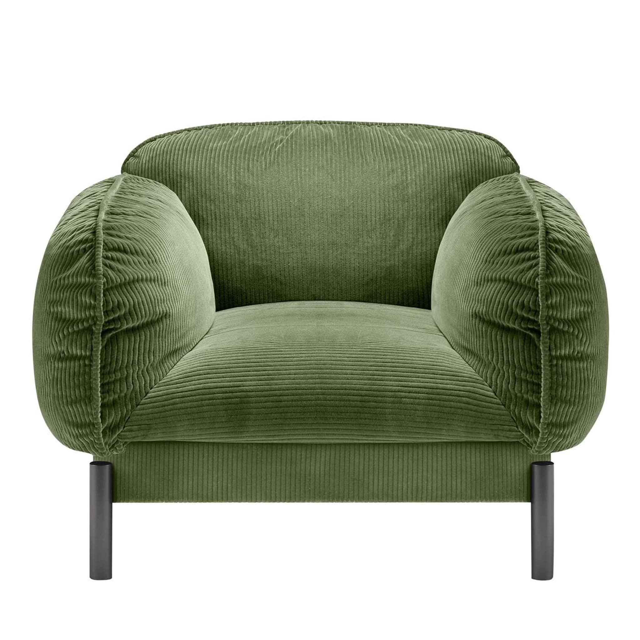 Tarantino Green Lounge Chair - Main view