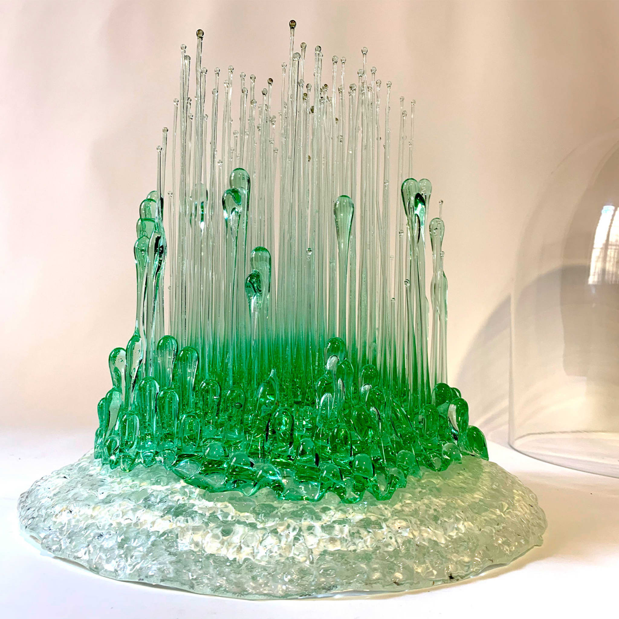 Pianeta Verde Murano Glass Sculpture - Alternative view 1