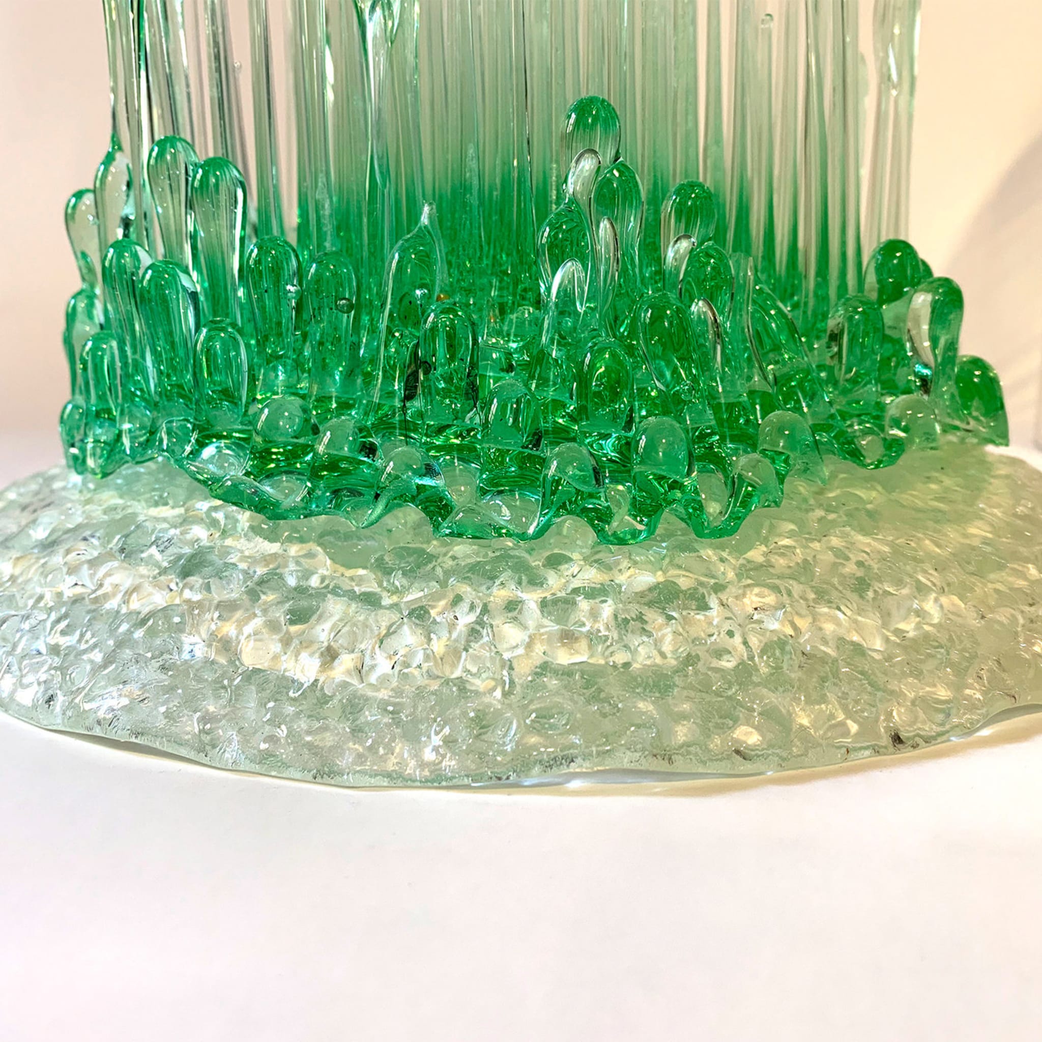 Pianeta Verde Murano Glass Sculpture - Alternative view 2