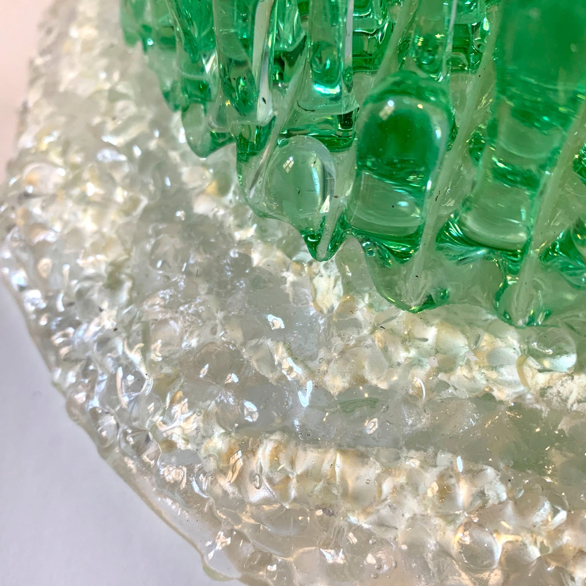 Pianeta Verde Murano Glass Sculpture - Alternative view 3