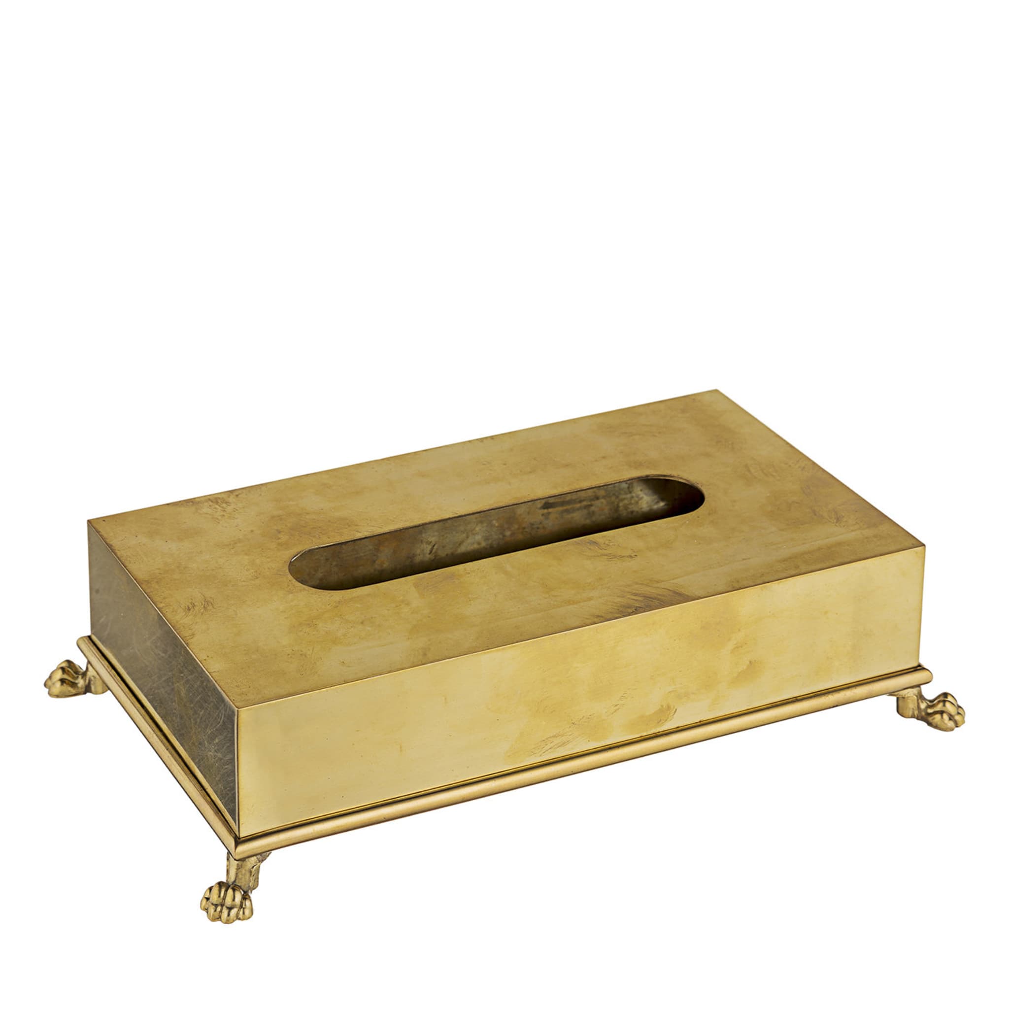 Brass Tissue Box