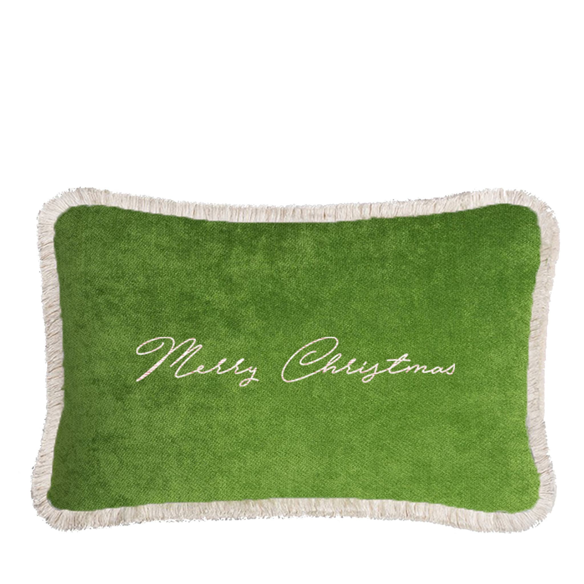 Cojín de Navidad Happy Green - Vista principal
