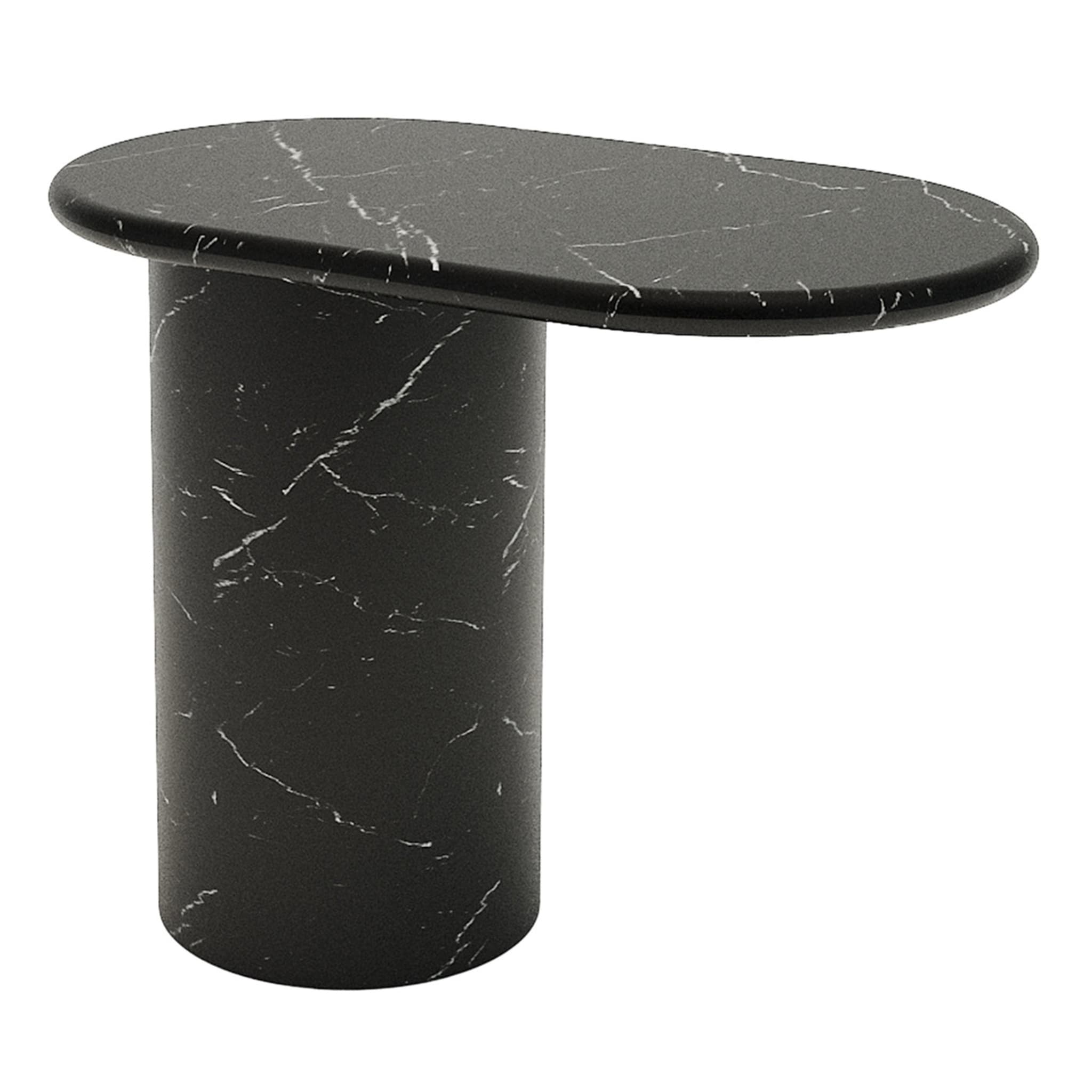 Cantilever S Nero Marquina Marble End Table - Main view