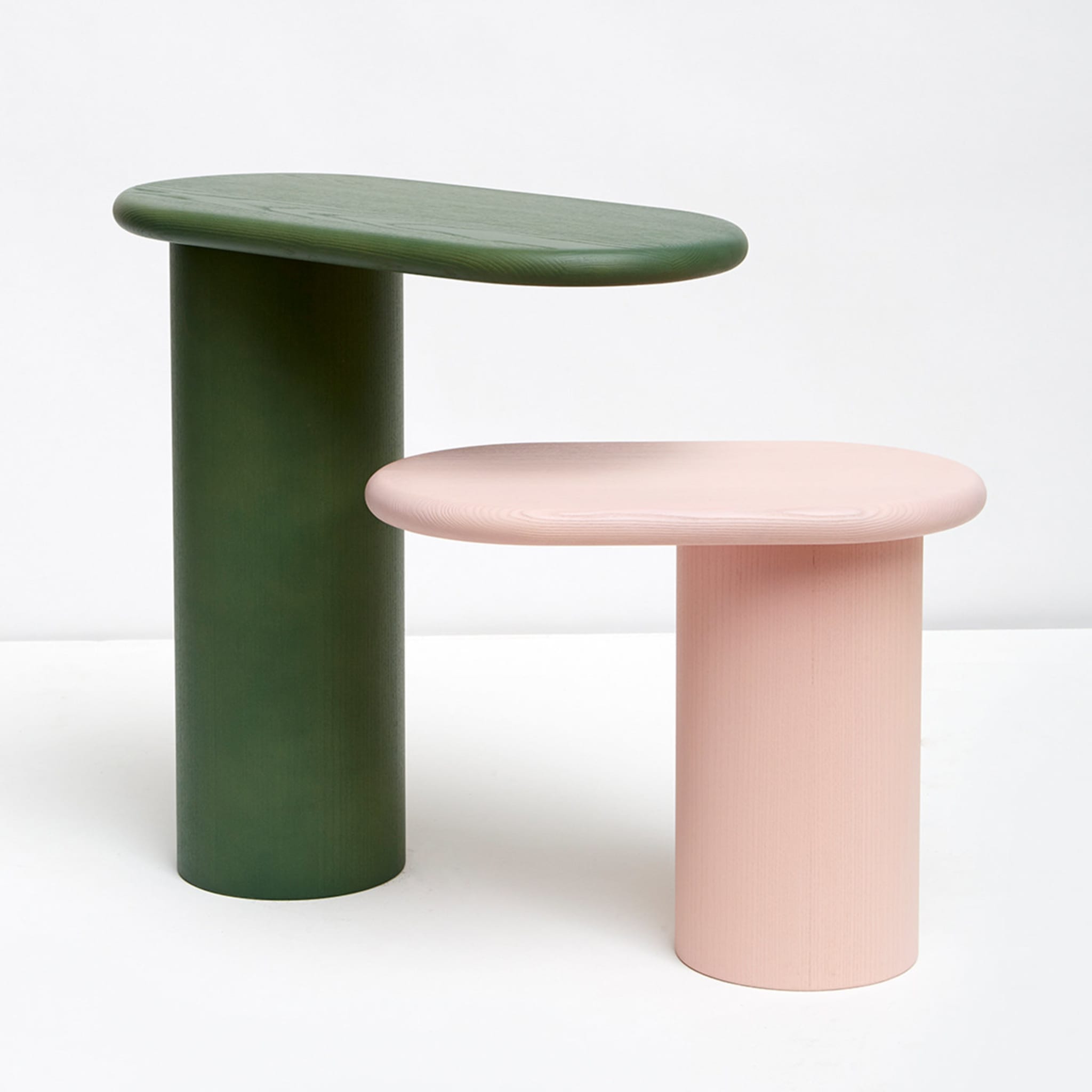 Cantilever L Green Wood End Table by Matteo Zorzenoni - Alternative view 1
