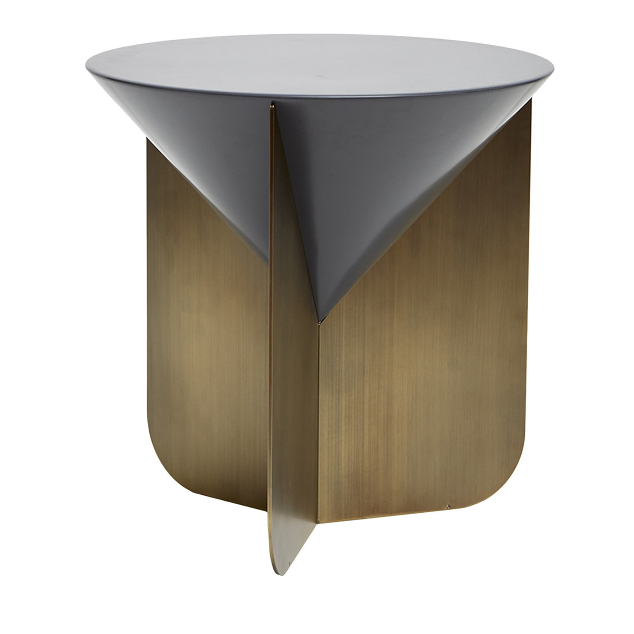 Cone Blue and Gray Side Table by Matteo Zorzenoni - Main view