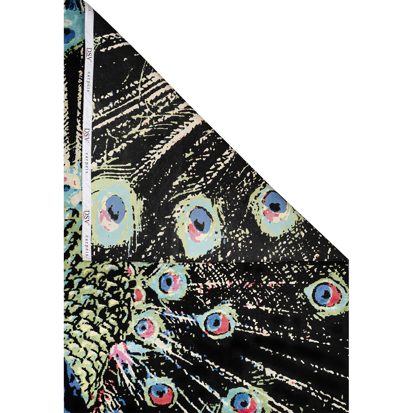 The Winged Peacock Rug by Roberta Diazzi - DSV Carpets