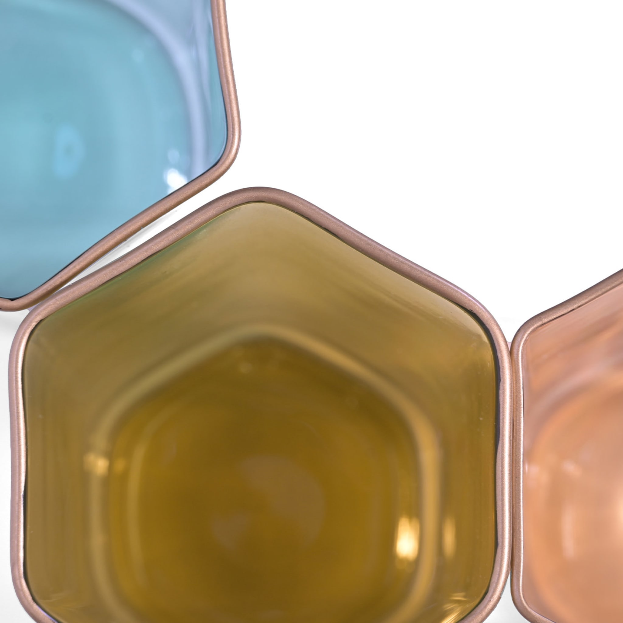 Hexagonal Set of 6 Colorful Glasses - Alternative view 4