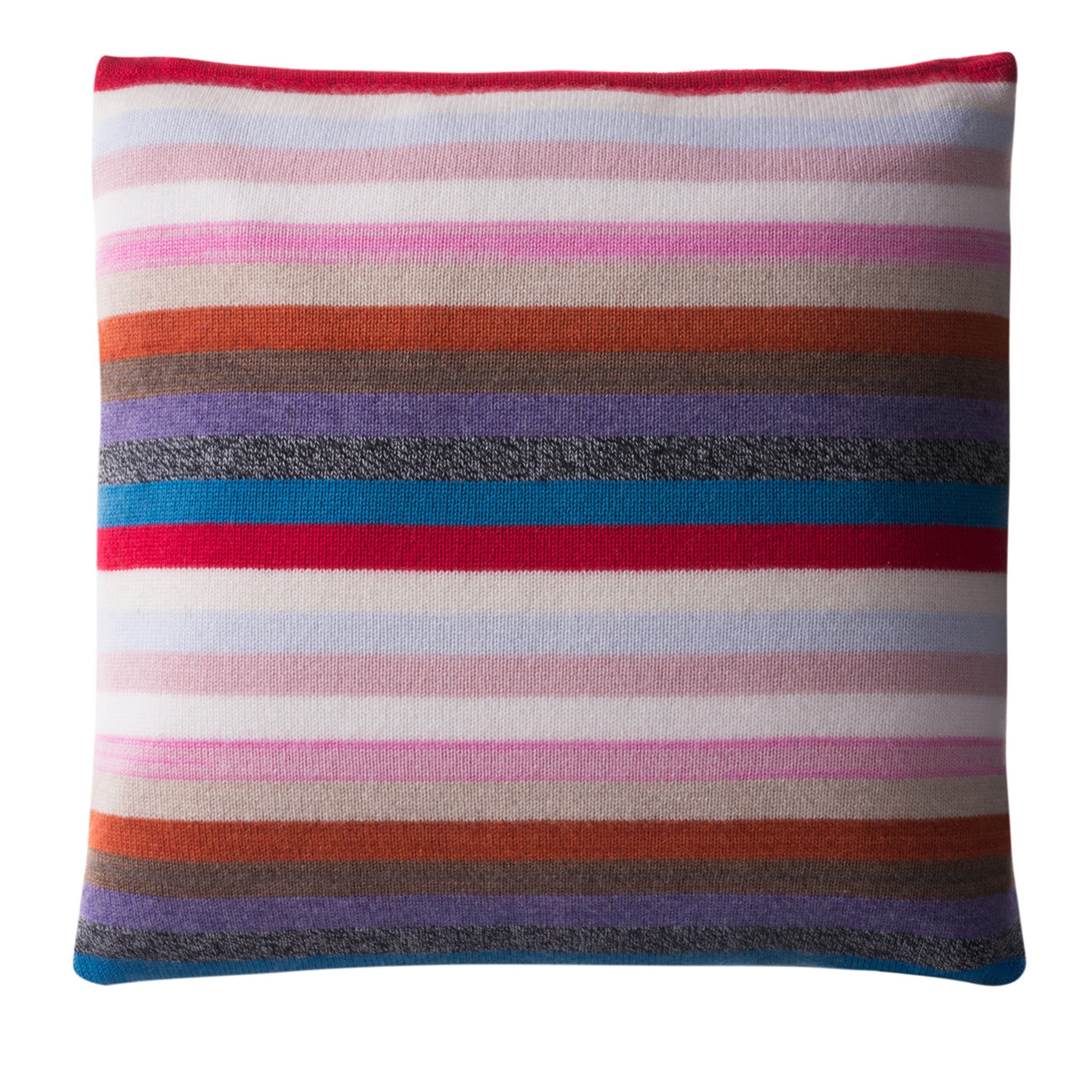 Multicolor Stripe Square Cushion #1 - Alternative view 1