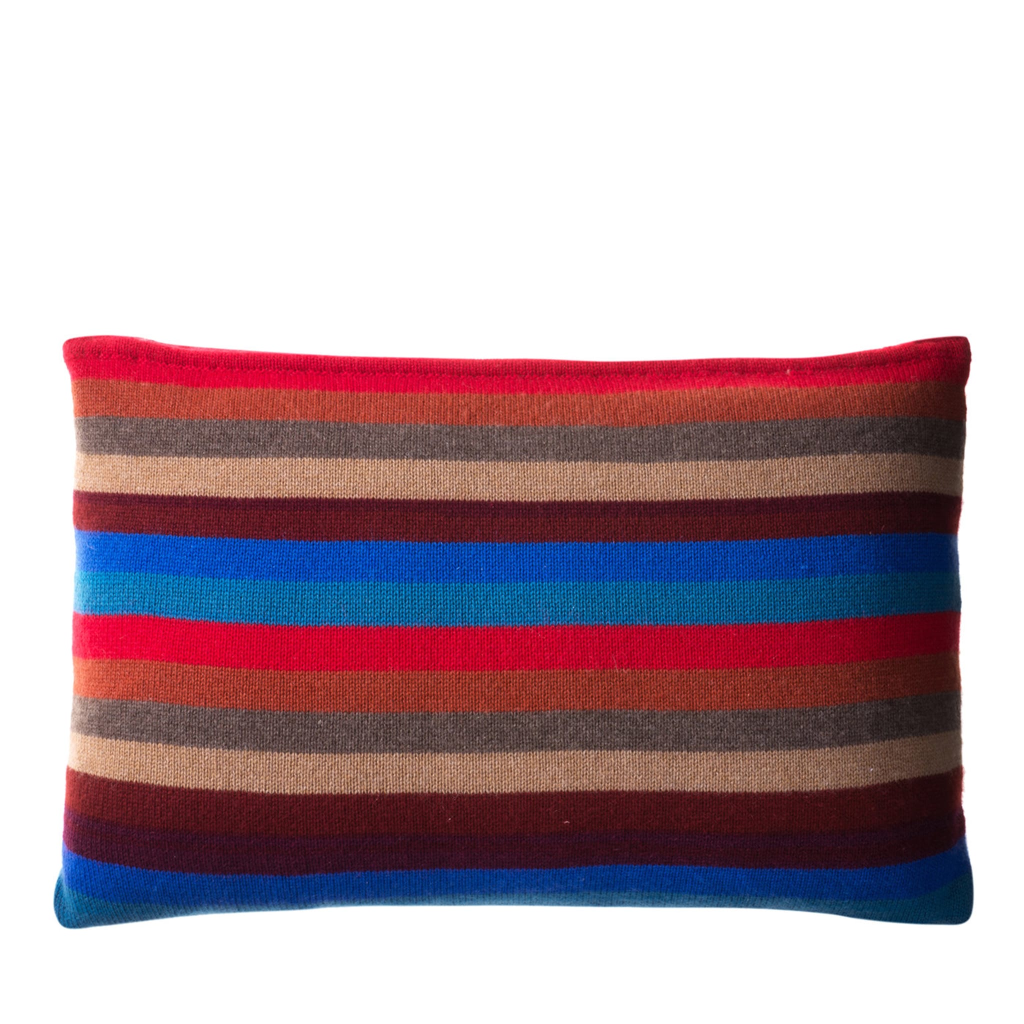 Multicolor Stripe Rectangular Cushion  - Alternative view 1