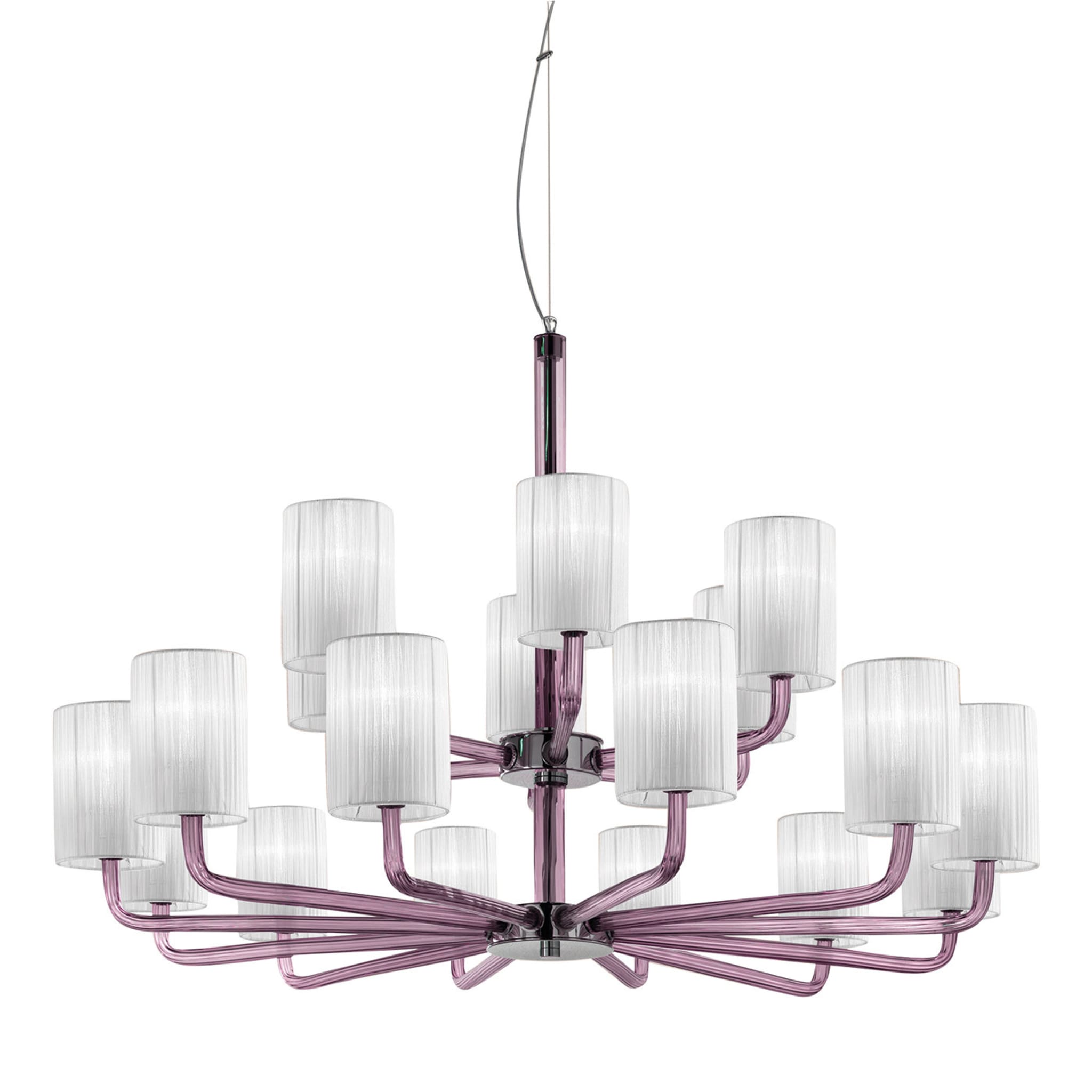 Can Can Amethyst 18-Light Chandelier - Main view