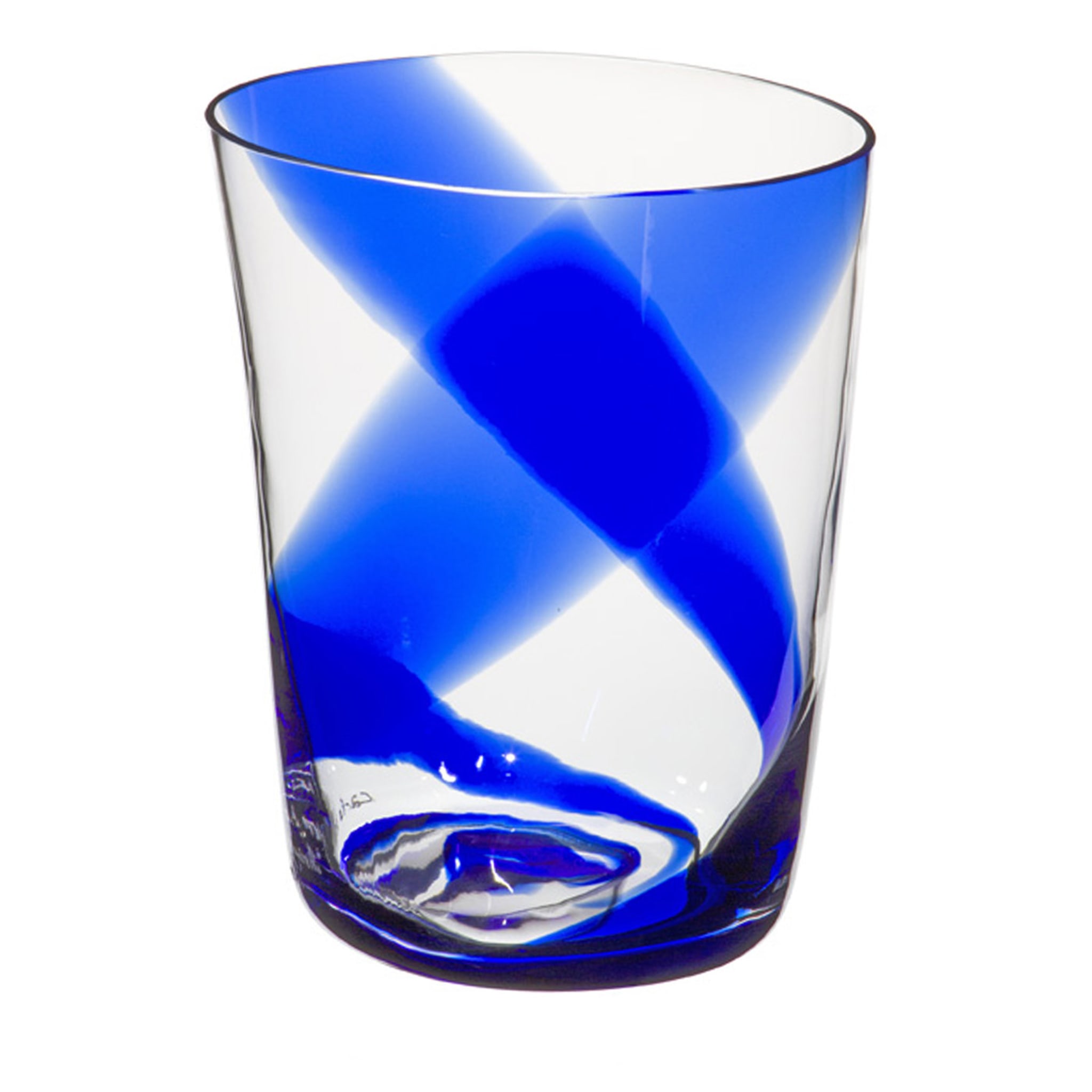 Bicchiere blu Bora - Vista principale