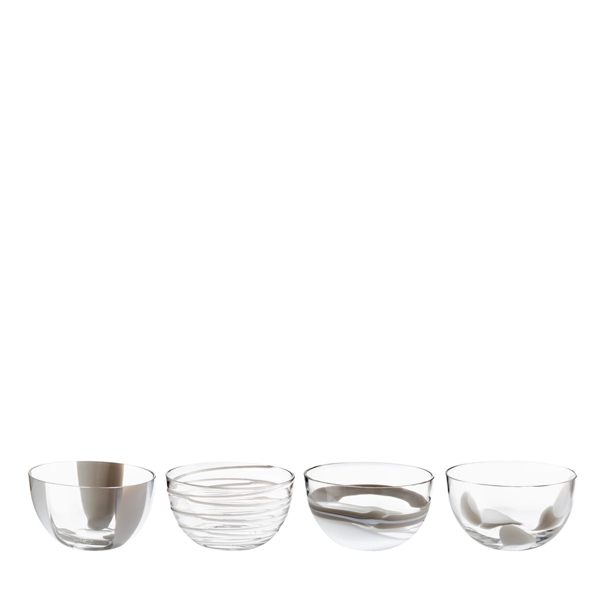 Le Diverse Set of 4 White Bowls  - Main view