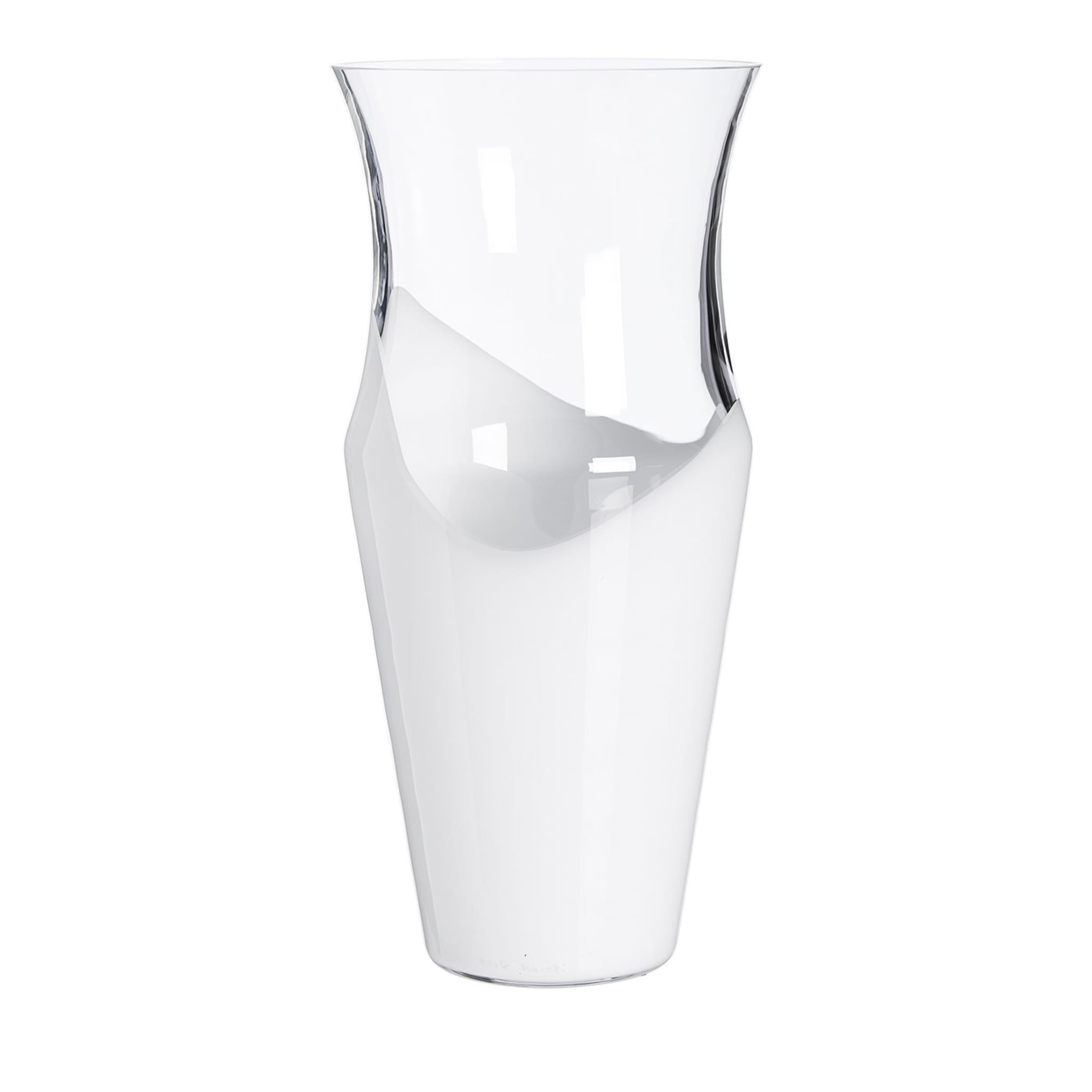 Monocromo Weiße Vase - Hauptansicht