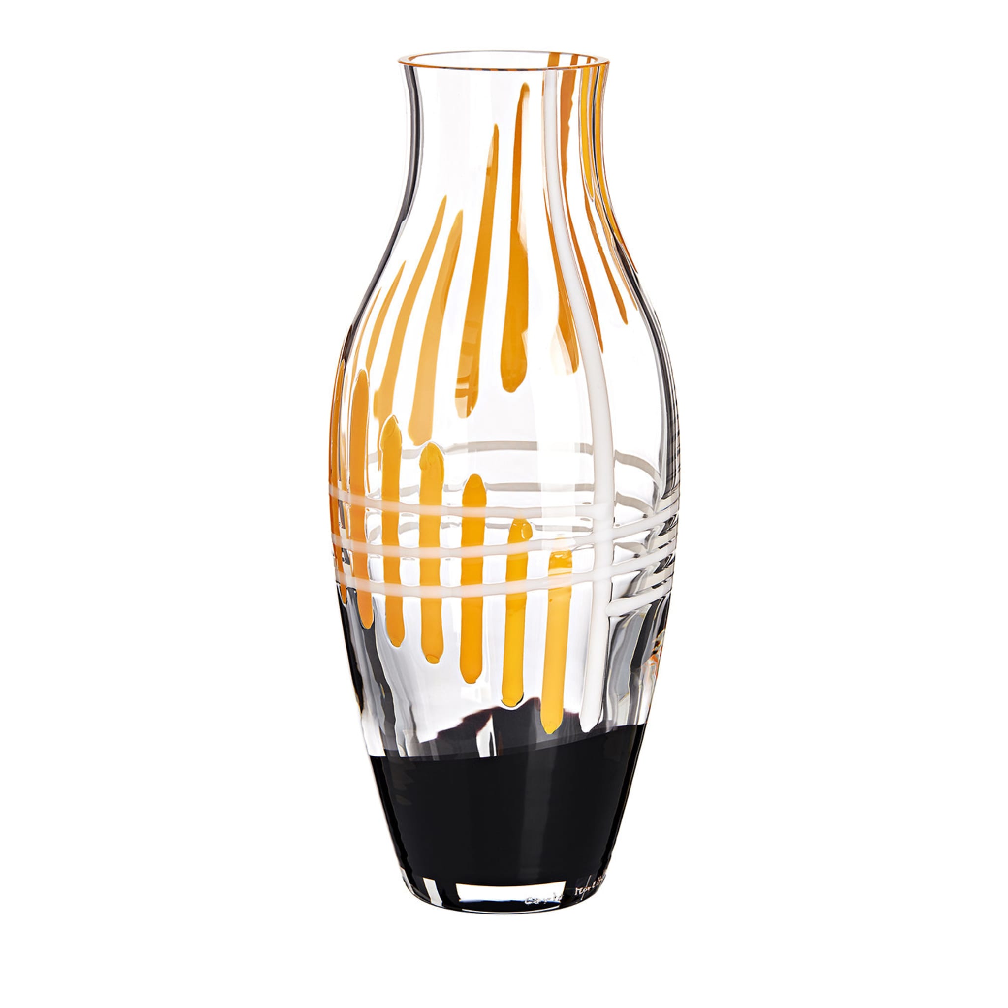 I Piccoli Striped Orange Vase Limited Edition - Main view