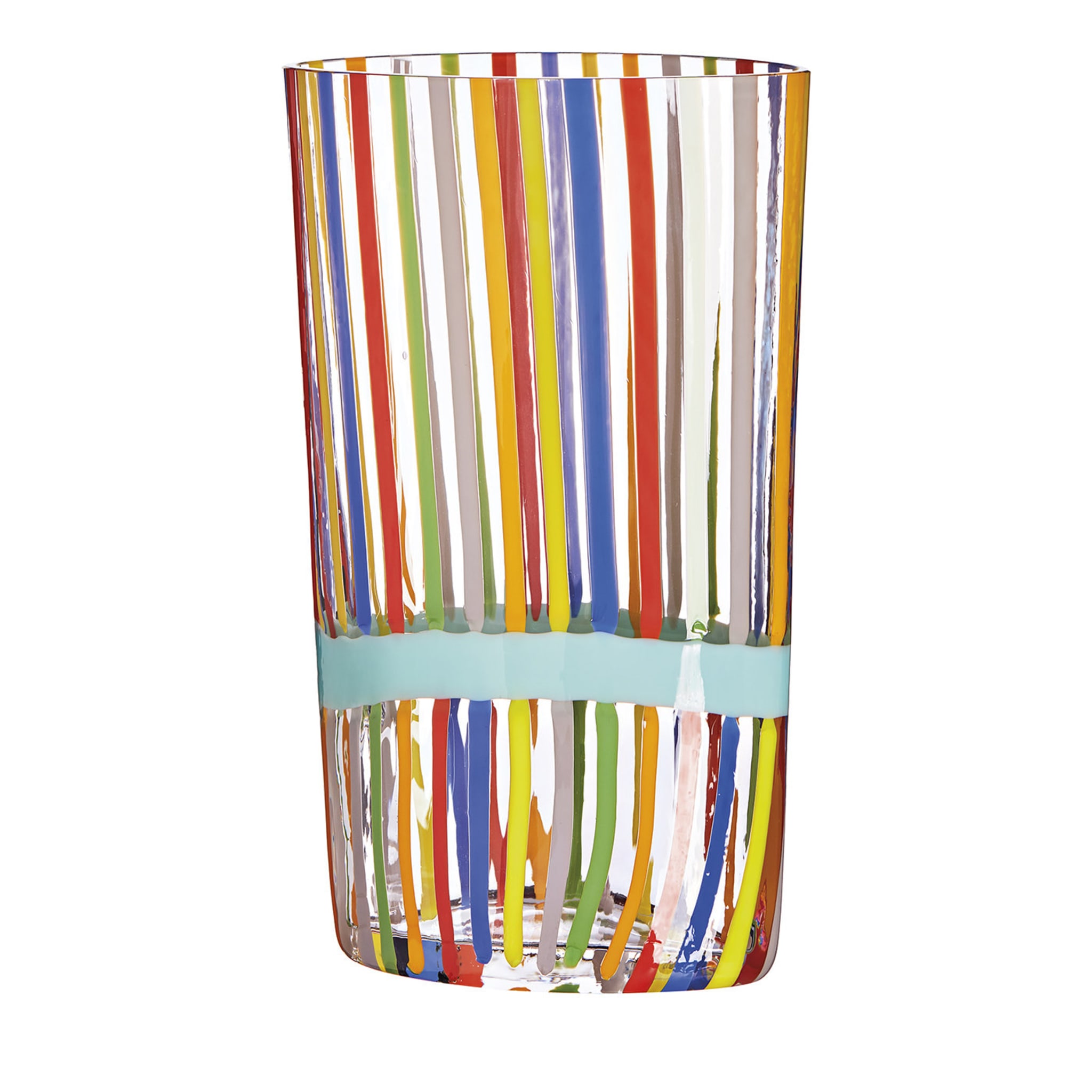 I Piccoli Multicolor Striped Vase Limited Edition - Main view