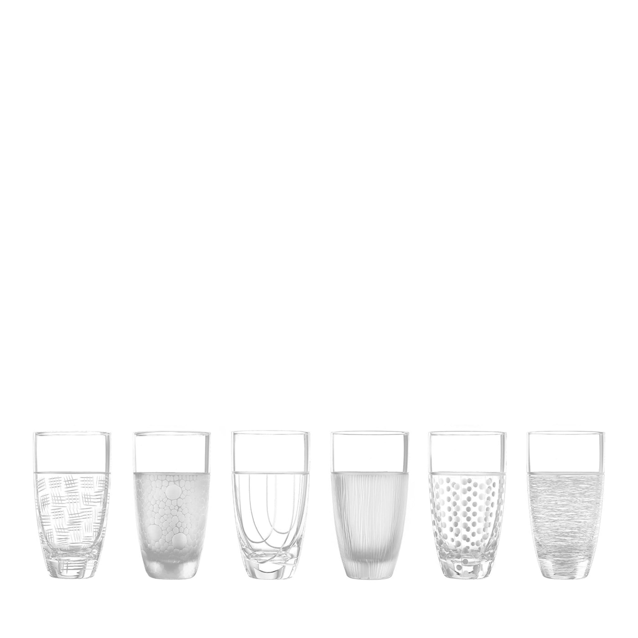Nove Set of 6 Tall Drinking Glasses - Main view