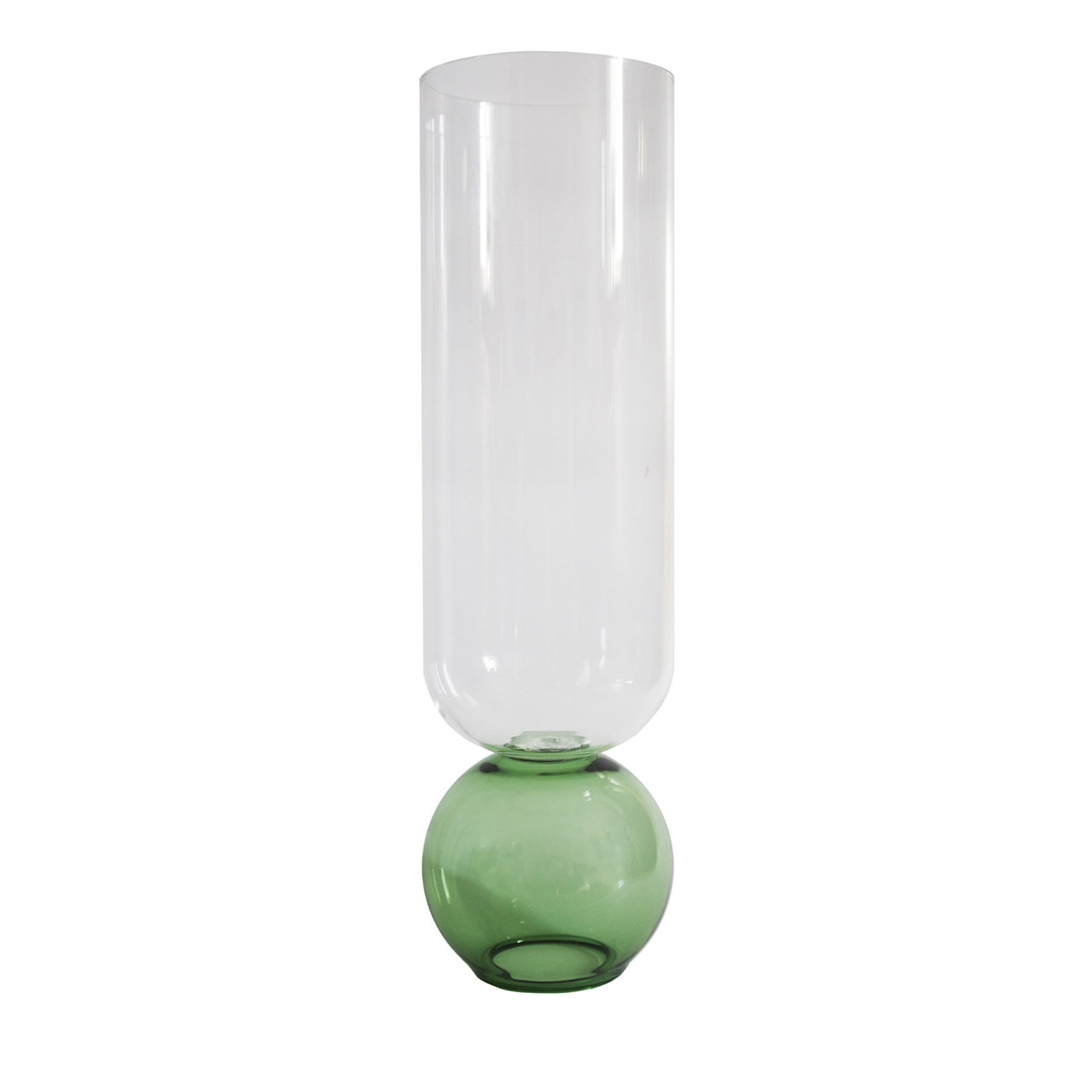 Vaso di cristallo verde - Vista principale