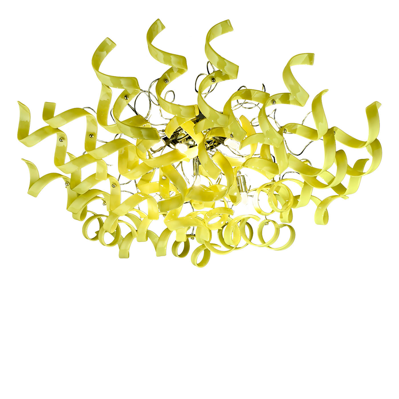 Astro Yellow Ceiling Lamp - Metal Lux