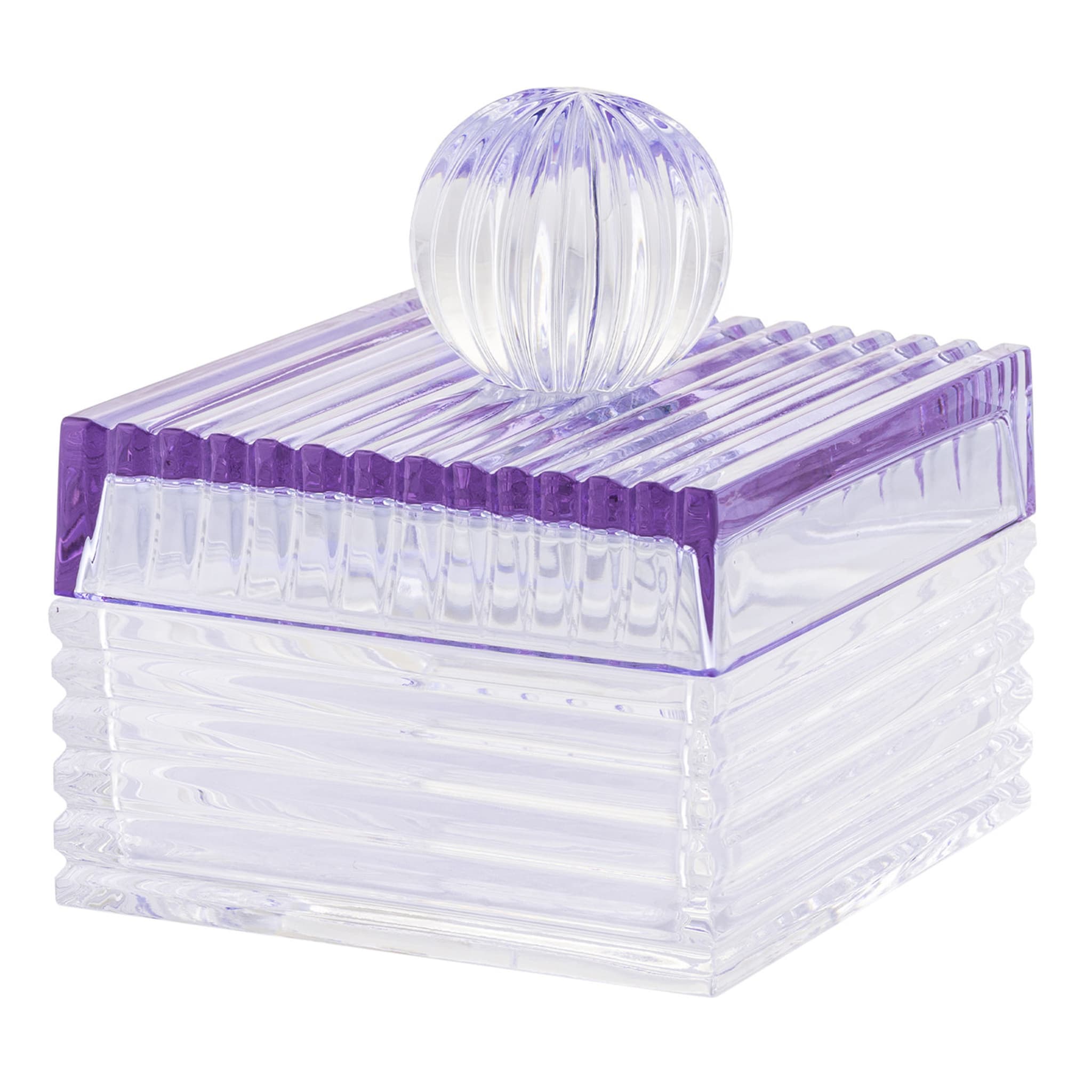 Playful Small Clear/Purple Box - Main view