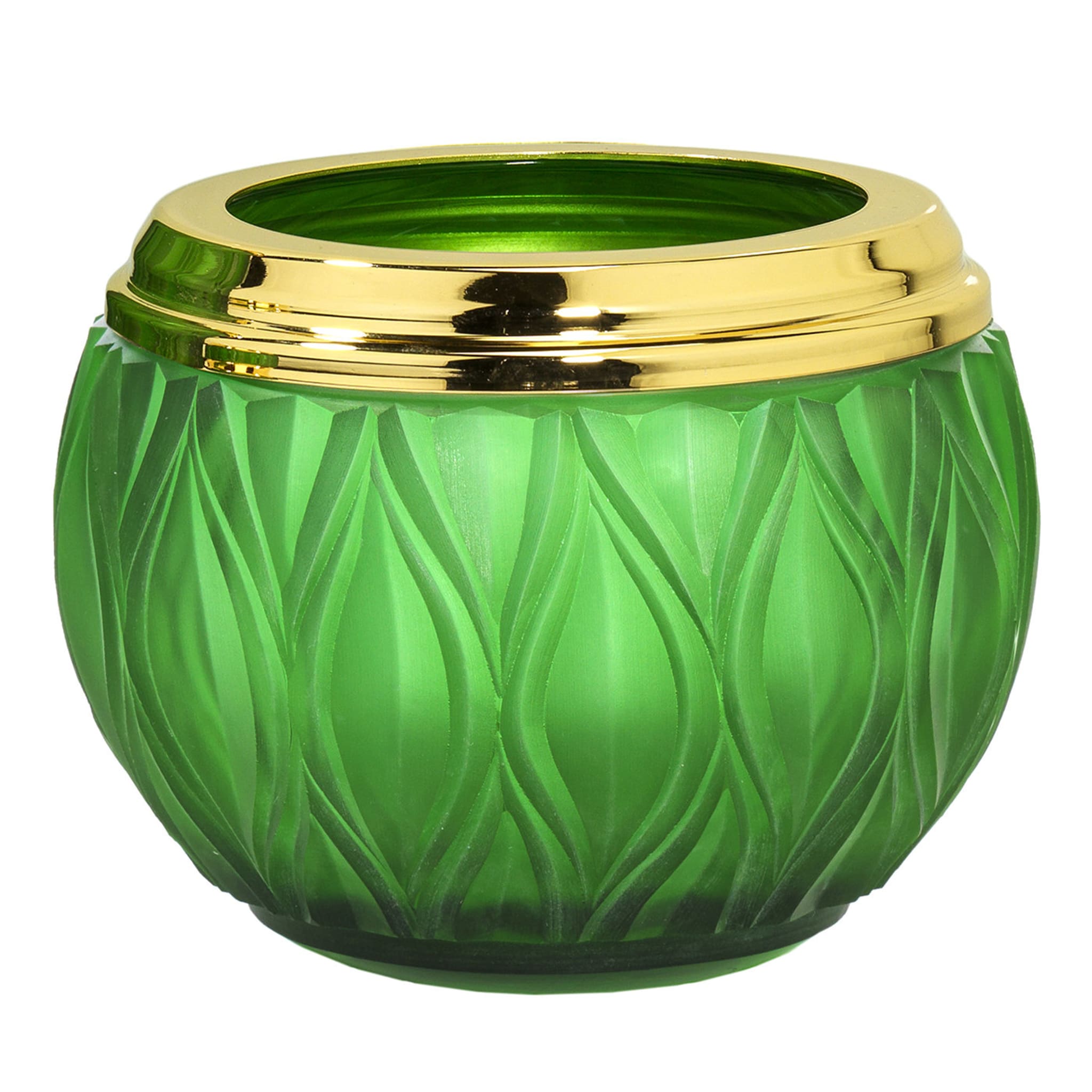 Flora Medium Green Vase - Main view