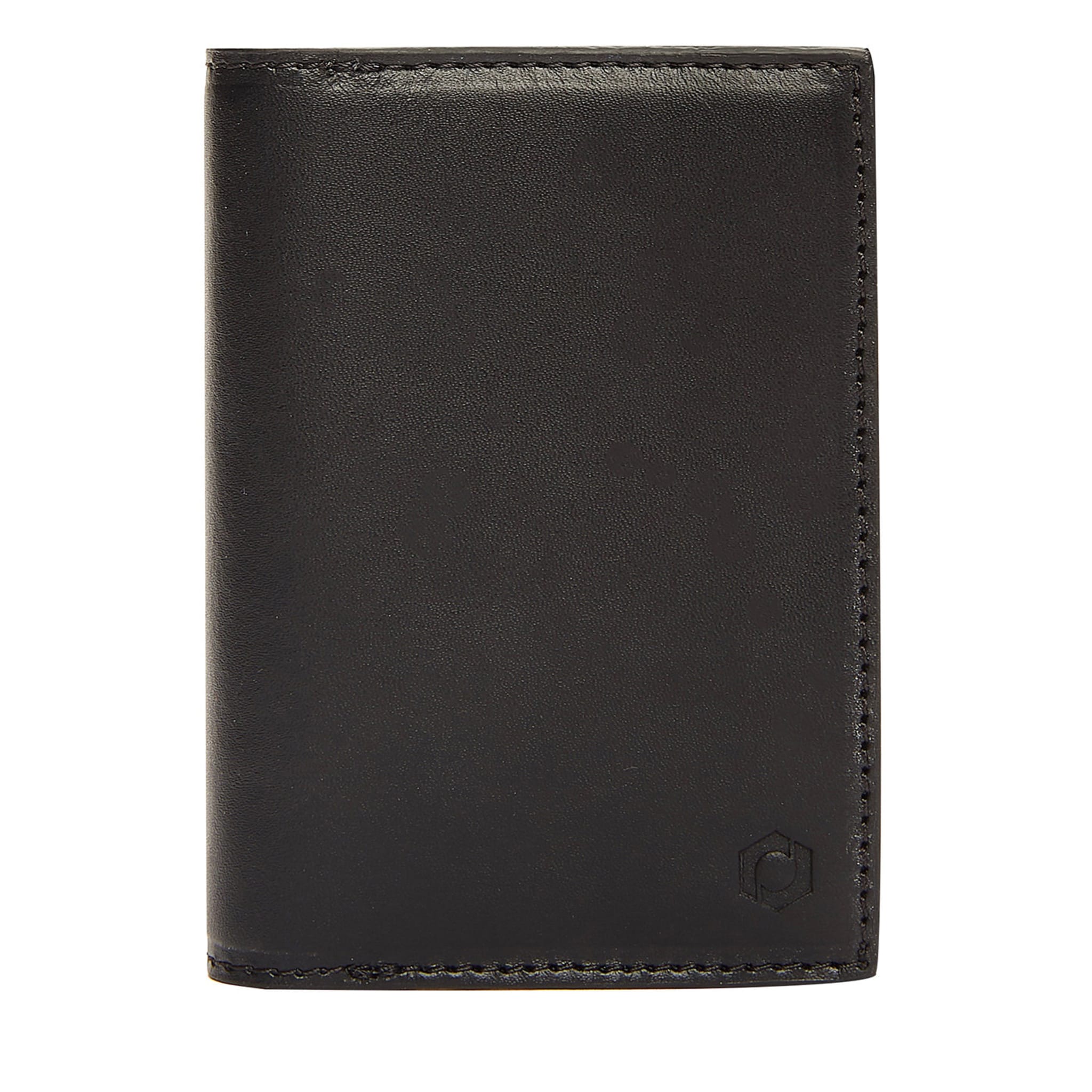 Black Leather Card Wallet - Main view