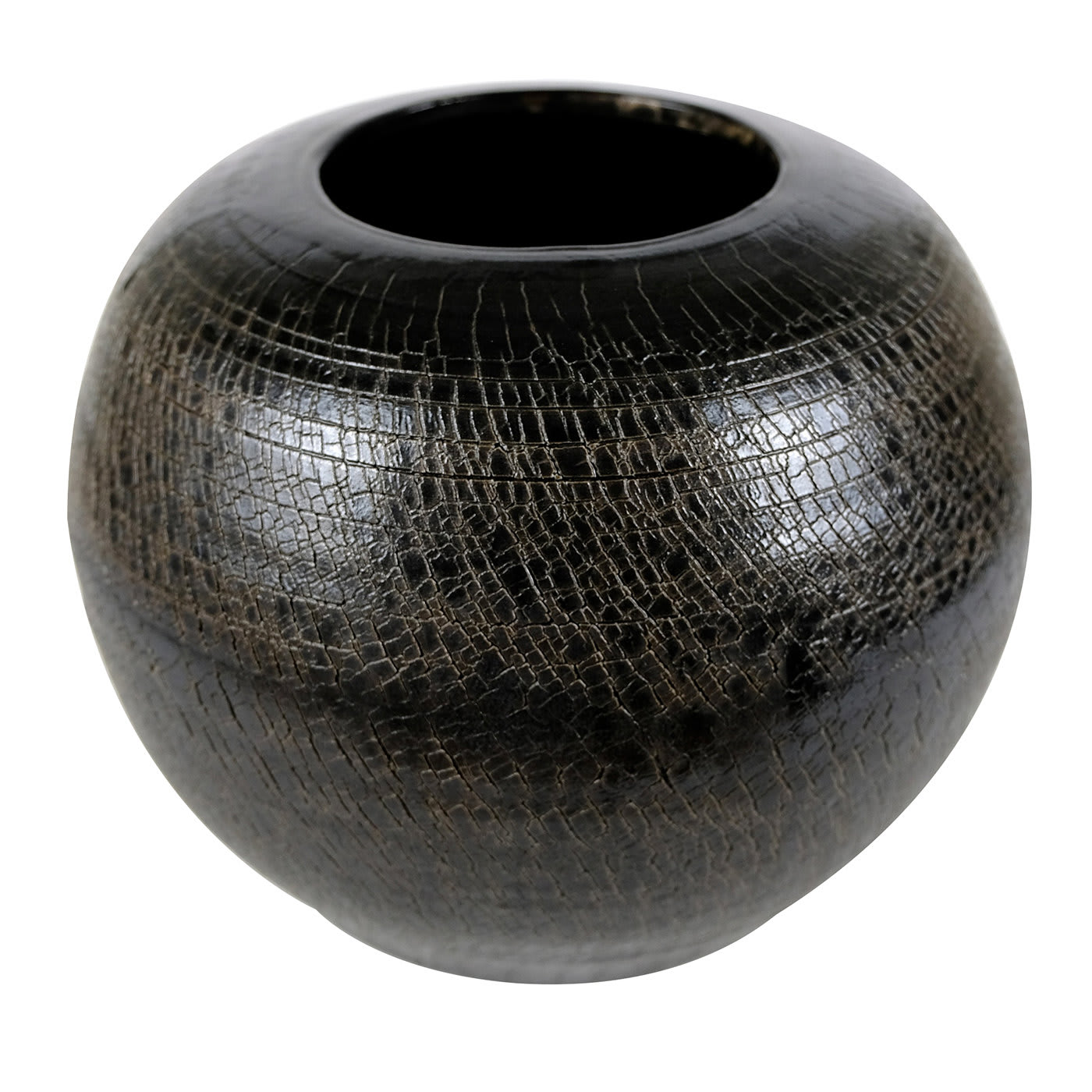 Corteccia Black Vase #3 - FC Ceramics