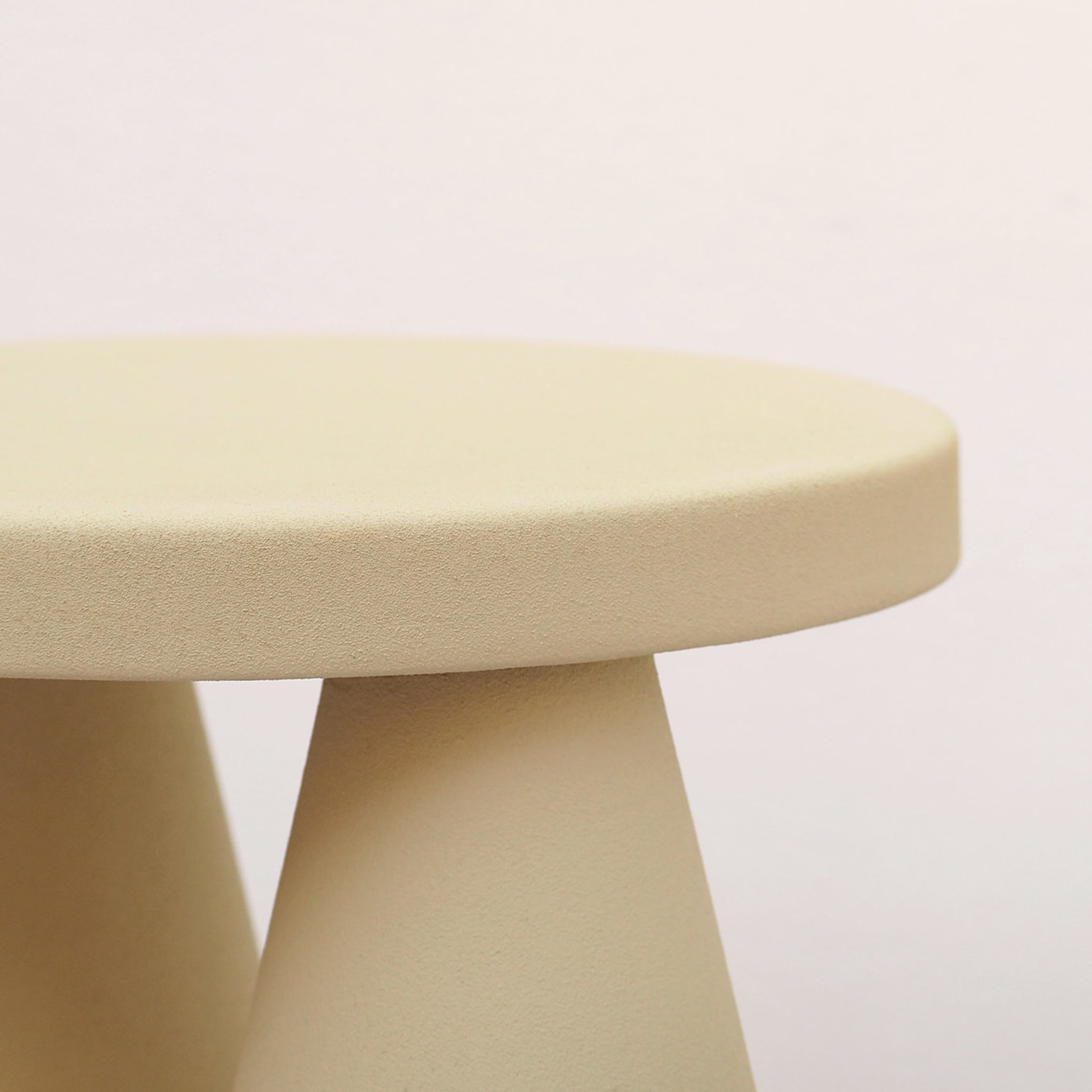 Isola Honey Ceramic Side Table by Cara/Davide  - Alternative view 2
