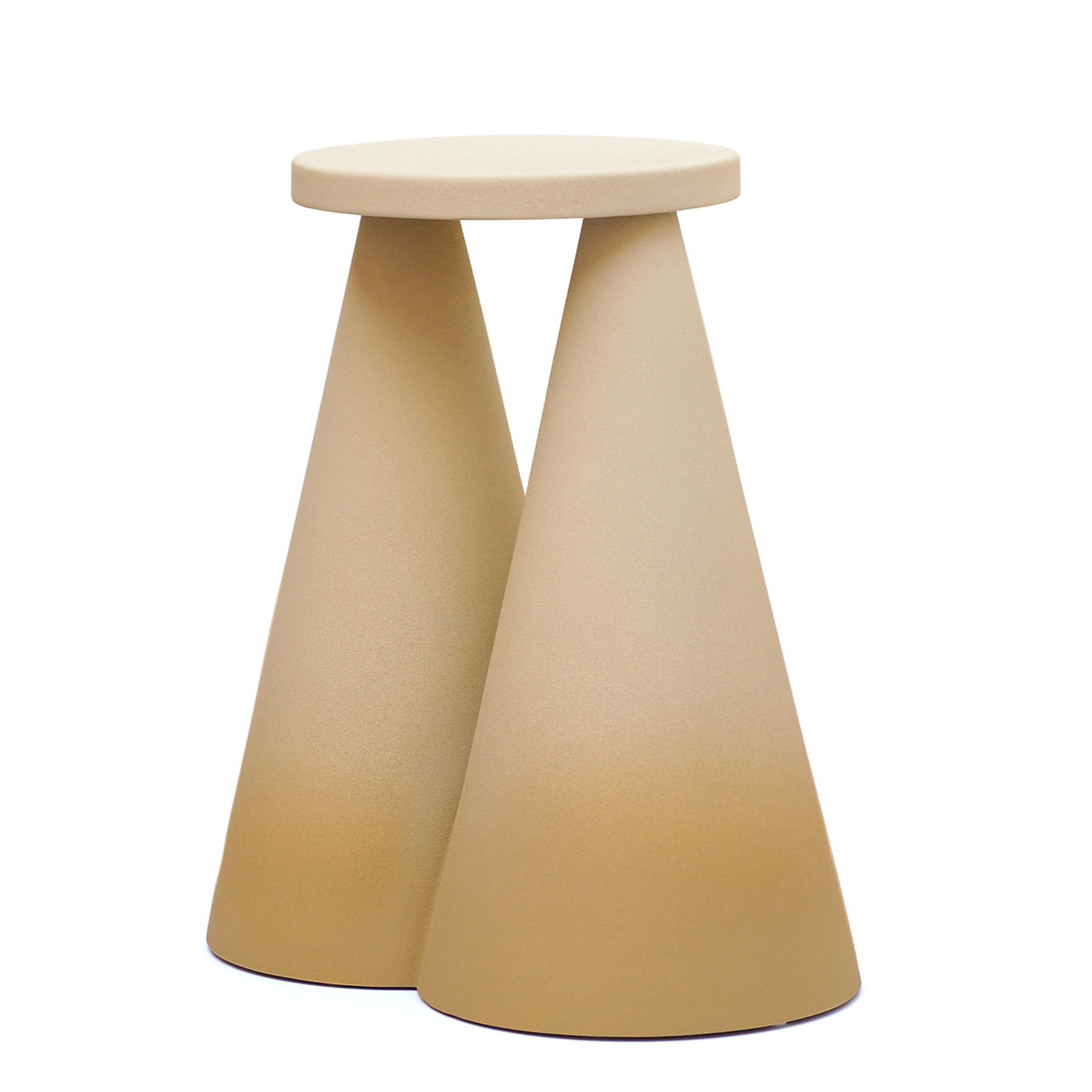 Isola Honey Ceramic Side Table by Cara/Davide  - Alternative view 3