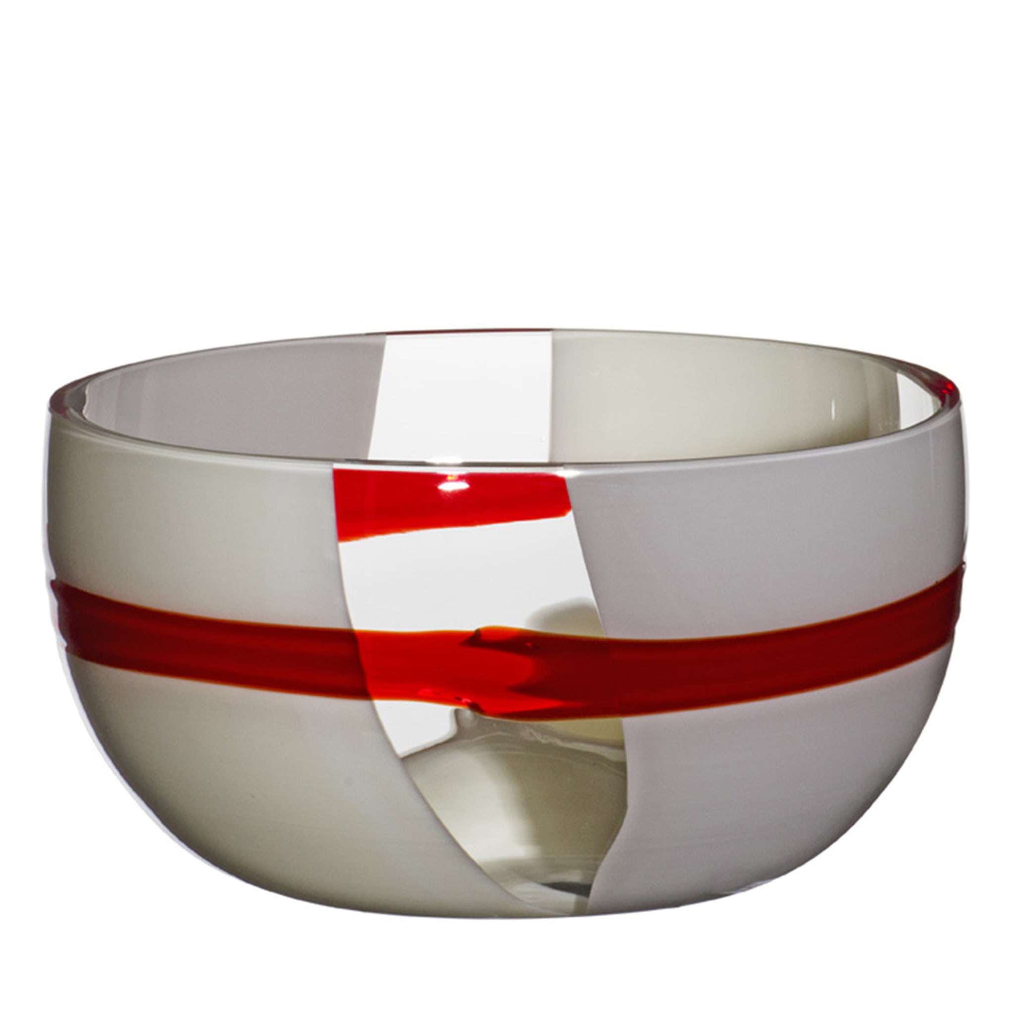 Mignon Red and White Bowl #2 - Main view