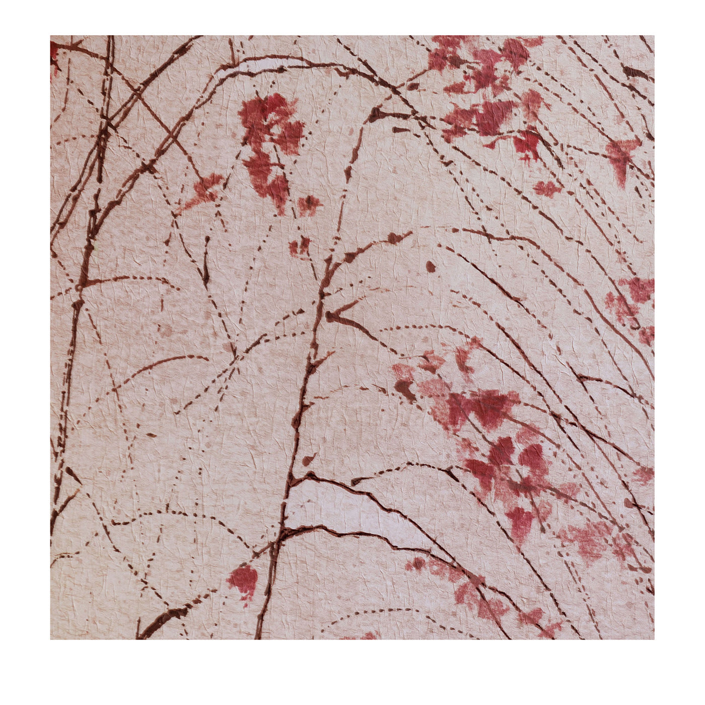Albero Rosa Wallpaper - Fabscarte