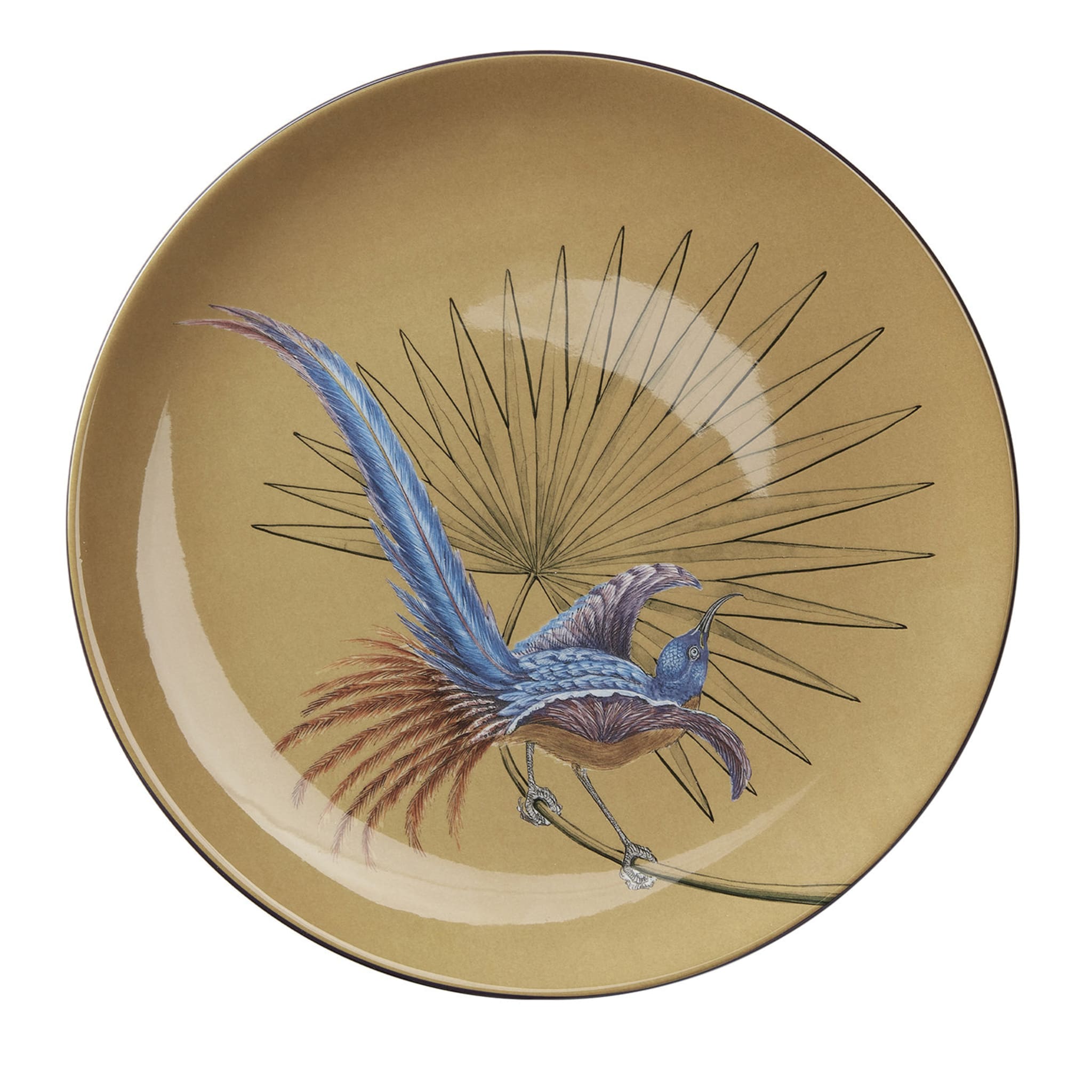 Birds of Paradise Dinner Plate #4 - Main view