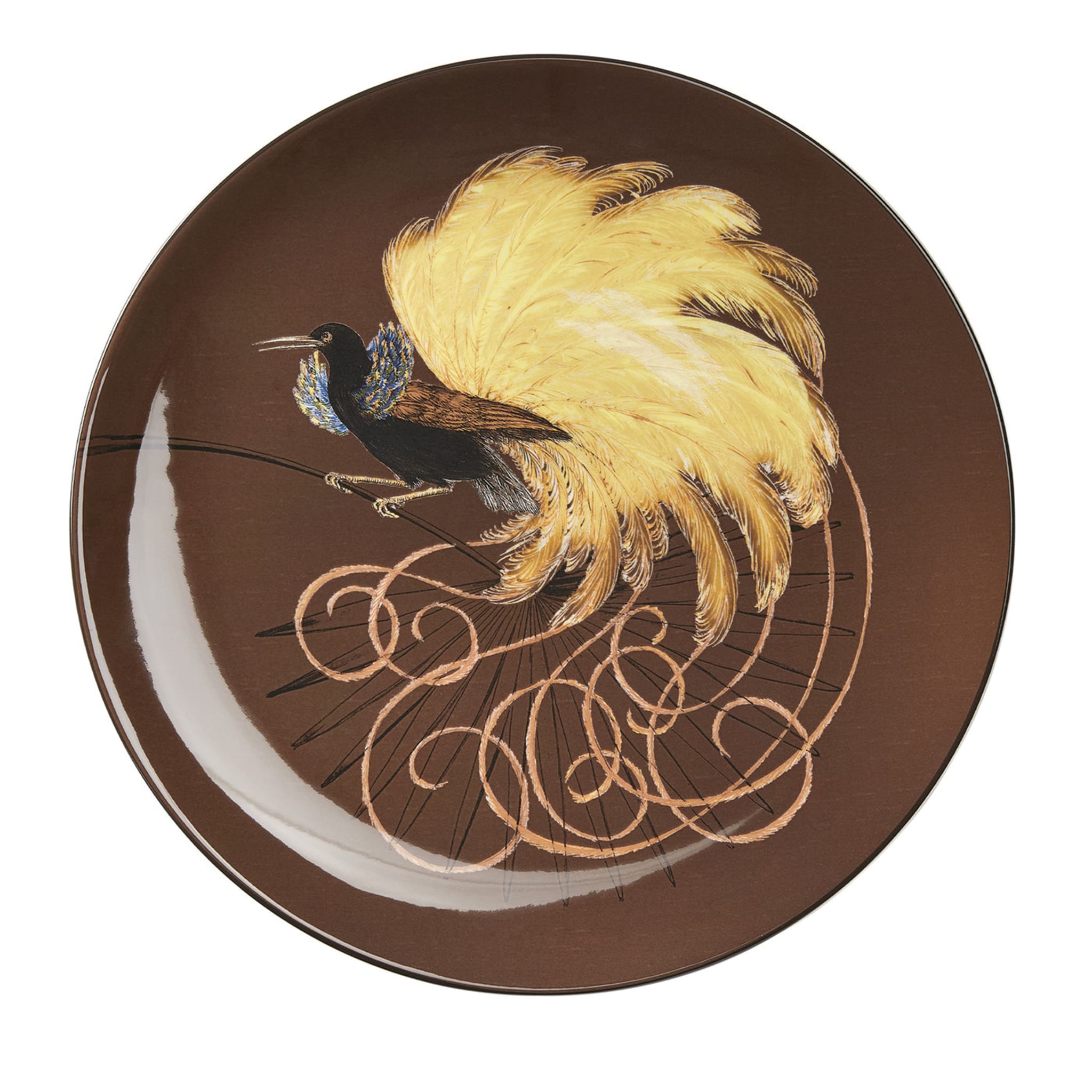 Birds of Paradise Dinner Plate #1 - Main view