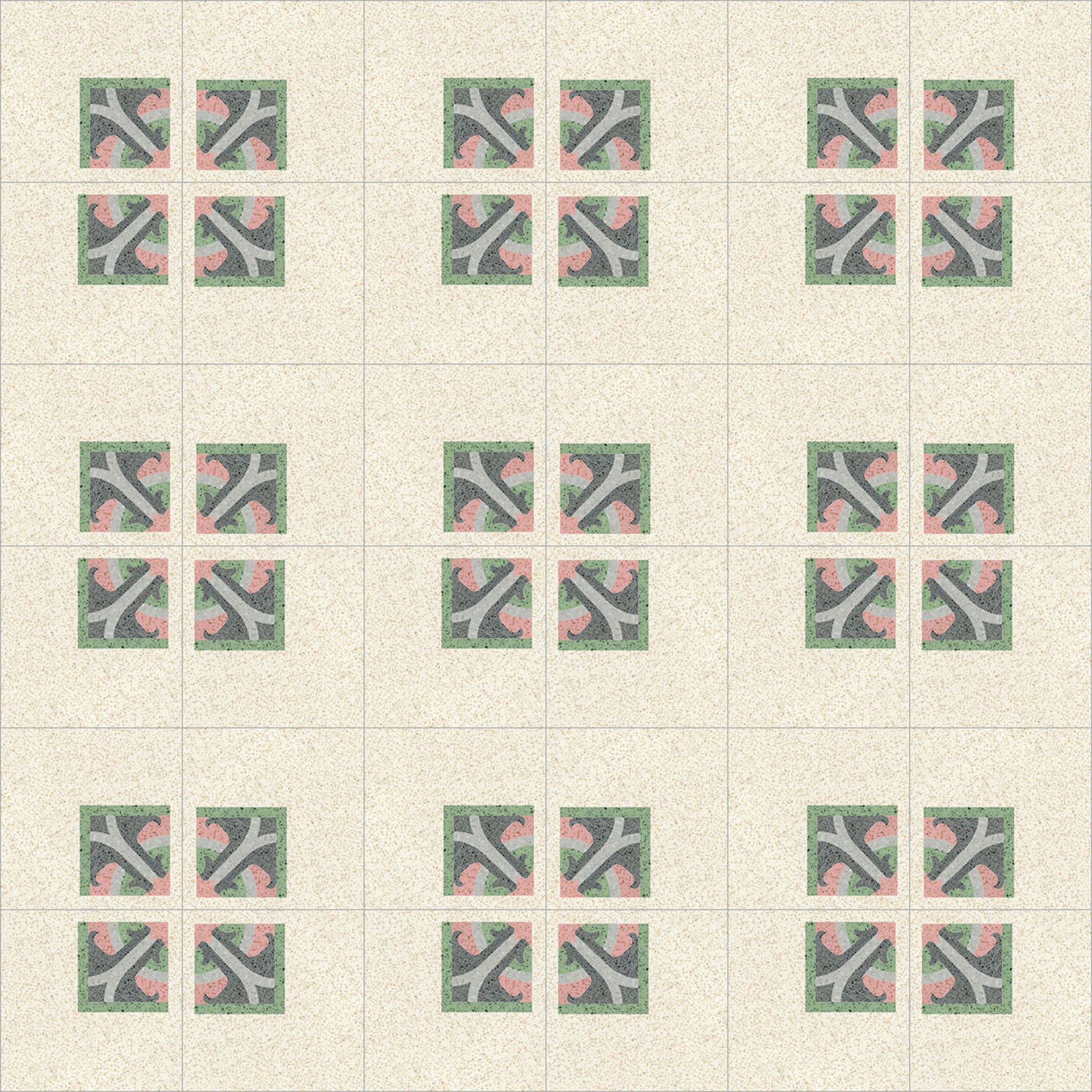Alì Set of 25 Terrazzo Tiles - Alternative view 1
